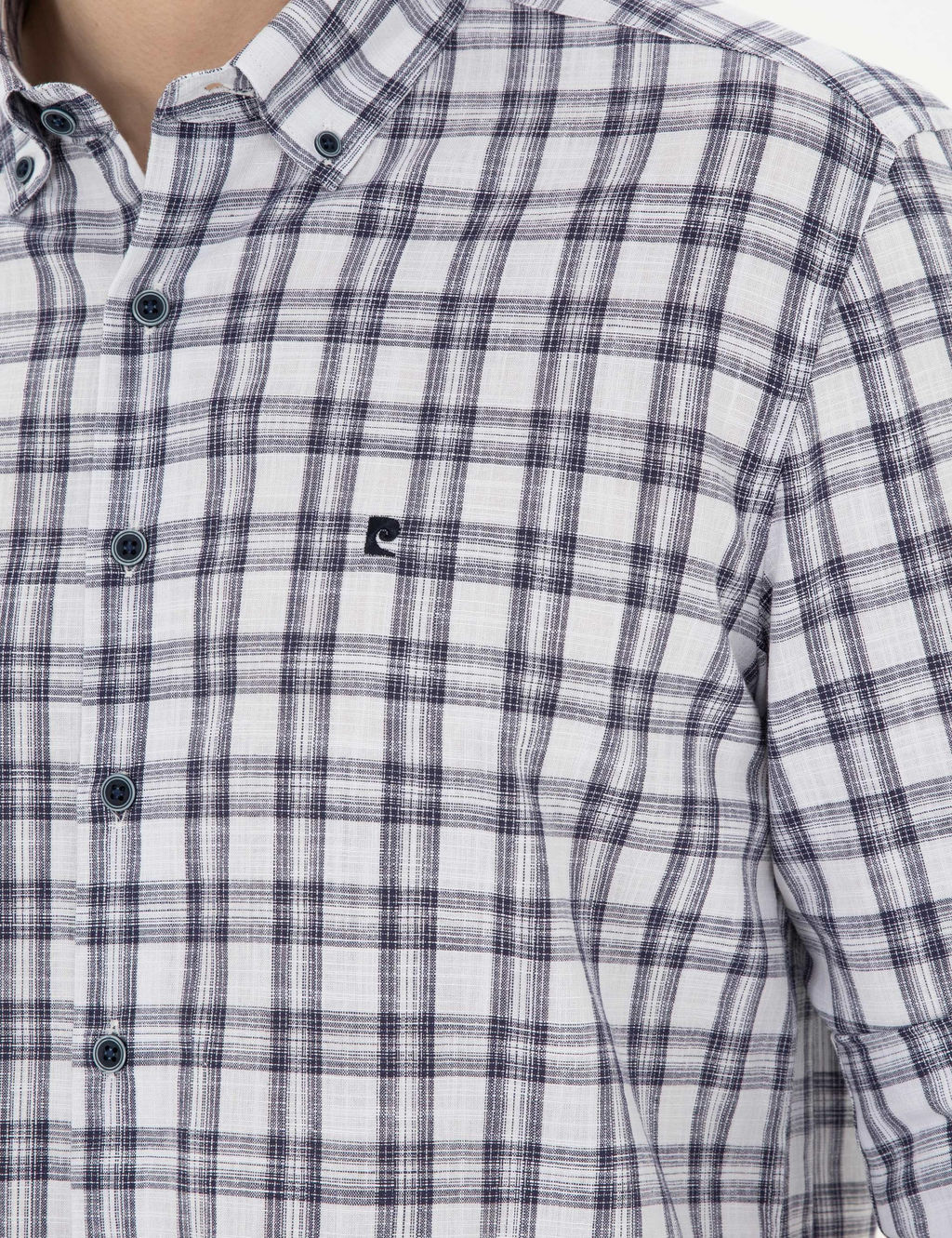 Lacivert Regular Fit Uzun Kollu G_mlek