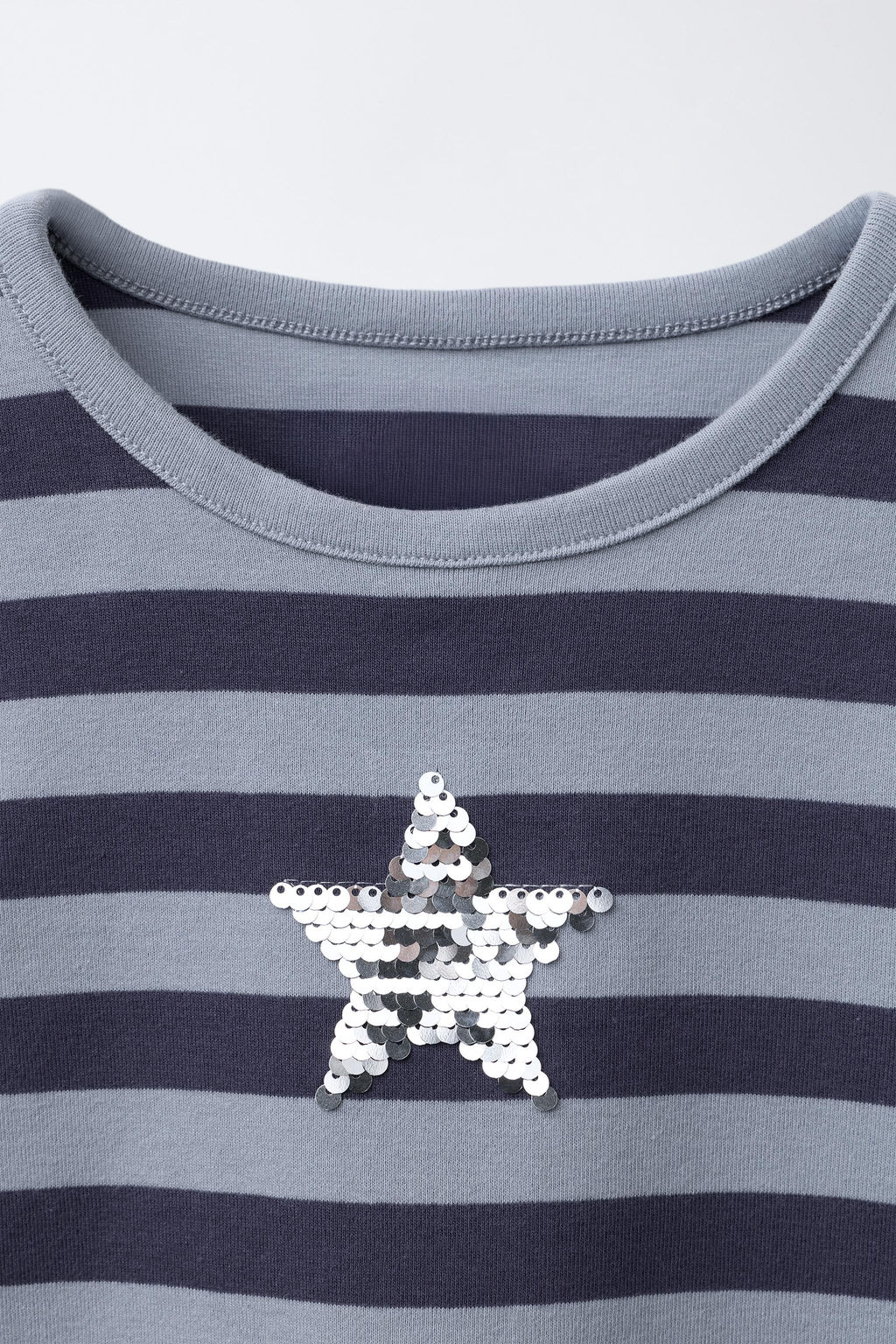 STRIPED SEQUINNED STAR T-SHIRT - Zara фото 3