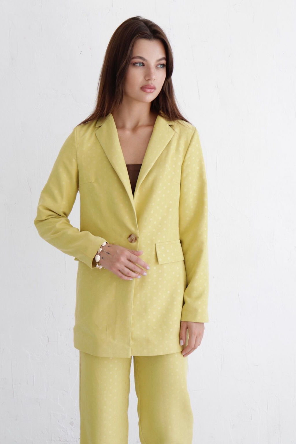 10315 Костюм брючный светло-лаймовый - Martichelli фото 7