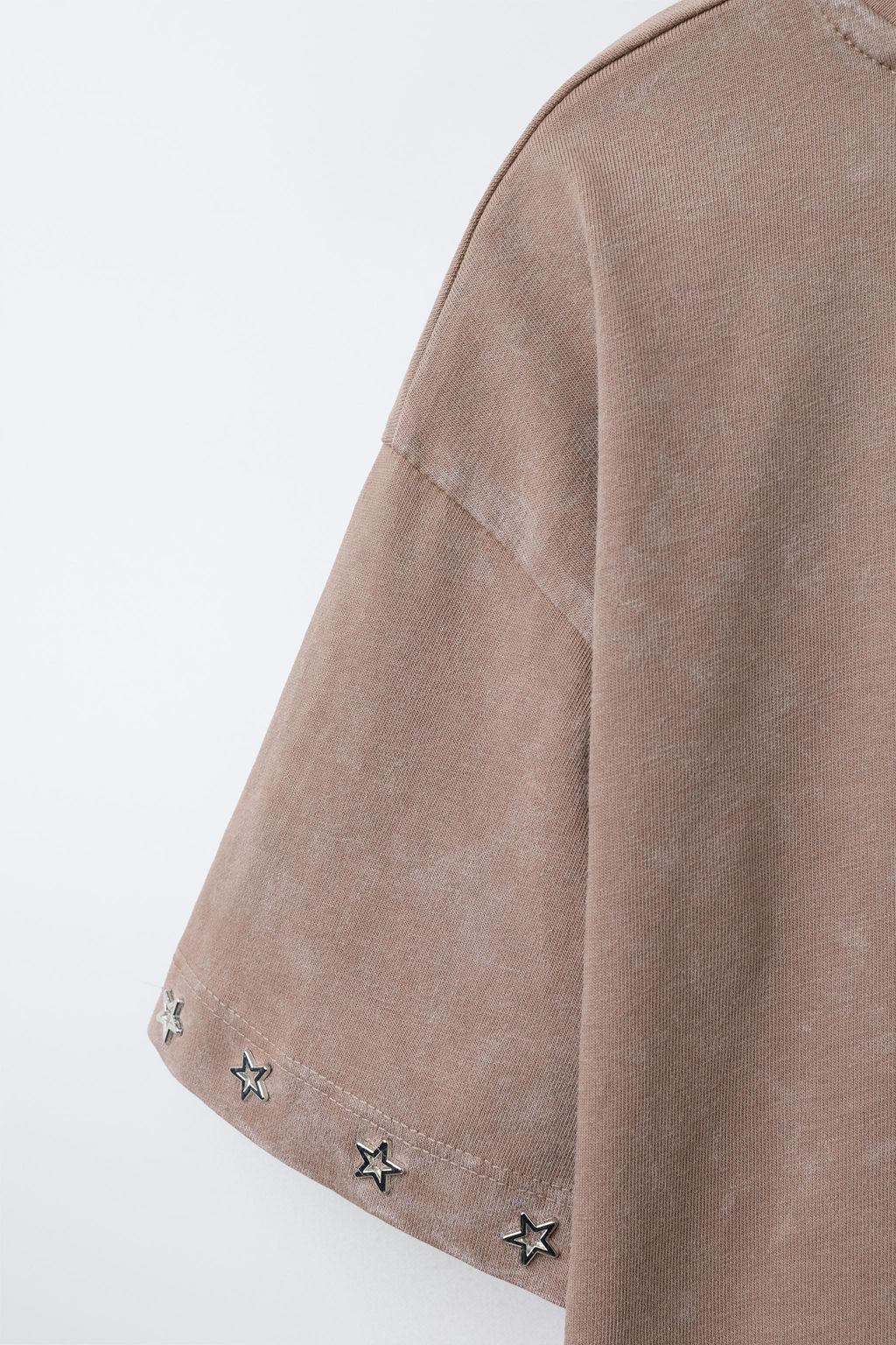 CAMISETA ESTRELLAS BRILLO / Tierra - Zara фото 6