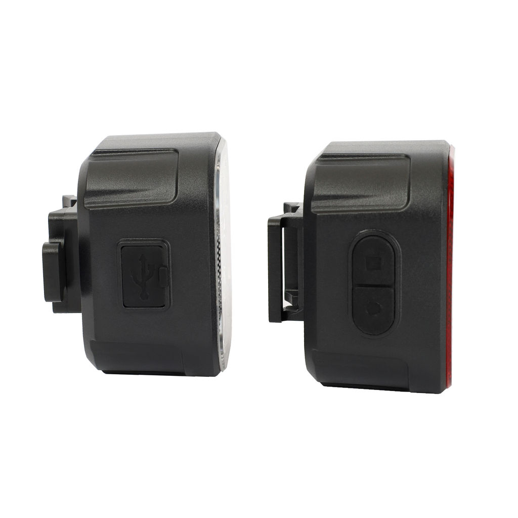 Набор фонарей передний и задний COMIRON FIREFLYS корпус: ABS; свет: LED; аккумулятор Lithium, Type-C, влагозащита IP45, вес 50гр. /уп 120/ - Галеонтрейд фото 3