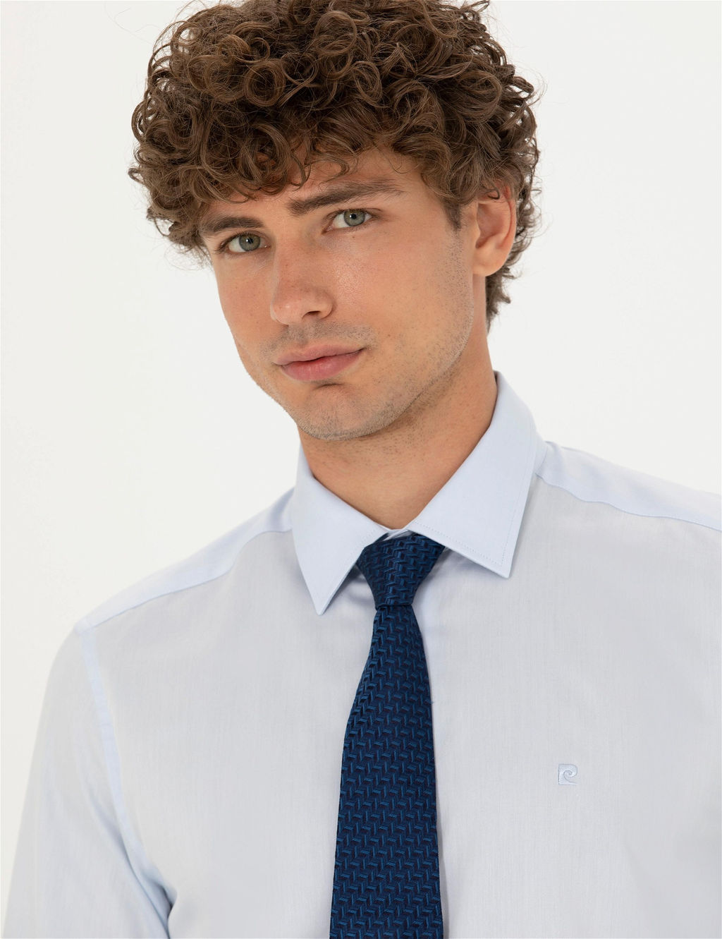 A__k Mavi Slim Fit Uzun Kollu G_mlek - Pierre cardin фото 2