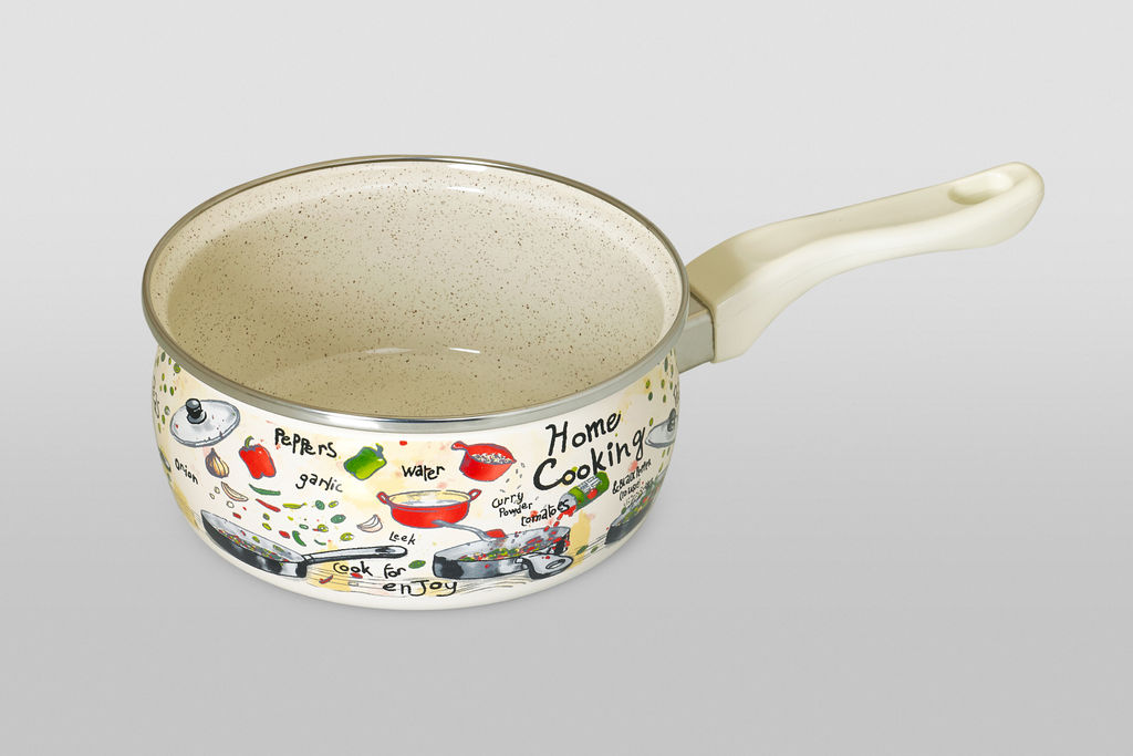 КОВШ ЭКСКЛЮЗИВ С БАКЕЛИТОВОЙ РУЧКОЙ БЕЗ КРЫШКИ ГУРМАН 1,6 л (16 см) - Metrot фото 2