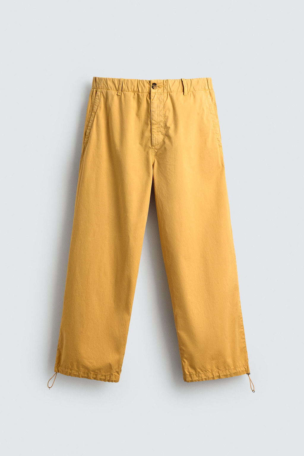 PANTAL?N RELAXED FIT ALGOD?N AARON LEVINE X ZARA / Amarillo claro  фото 7