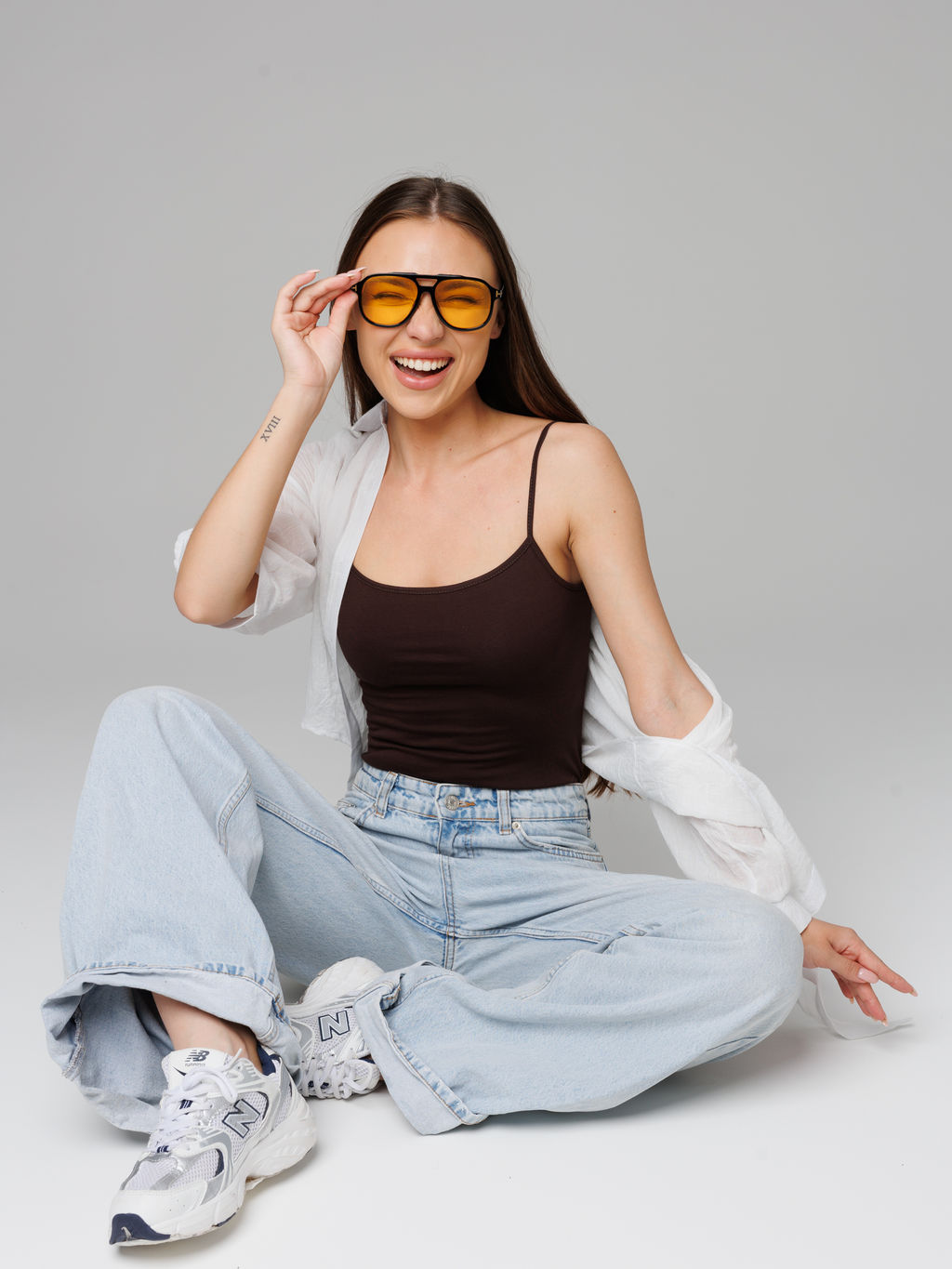 Женская майка на бретелях Lingeamo темно-коричневый ЛТ-07 (69)  фото 8