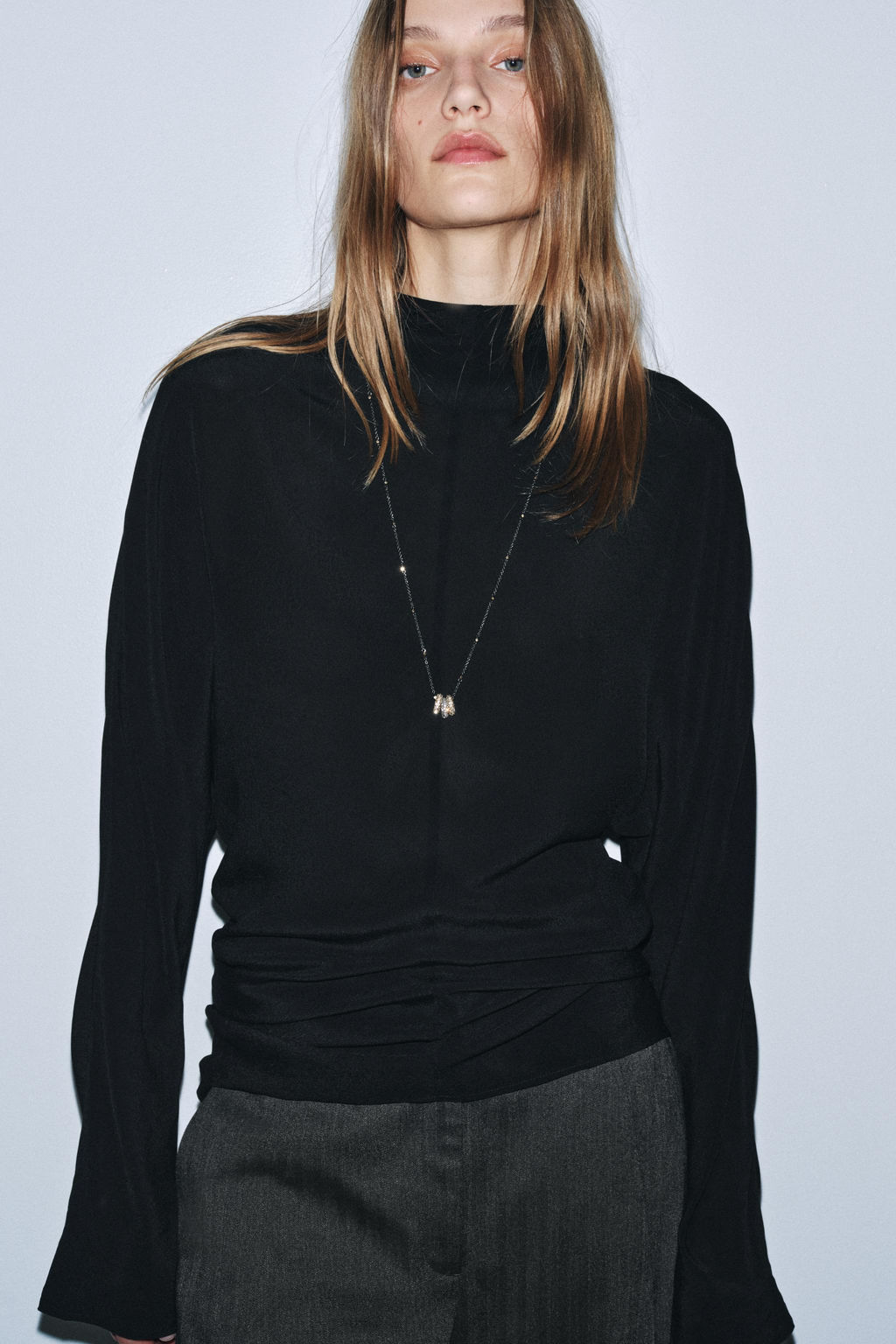 ZW COLLECTION FLOWING BLOUSE - Zara фото 2