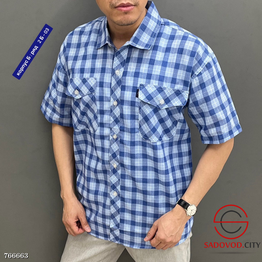 Мужская летняя рубашка - Bruno фото 4