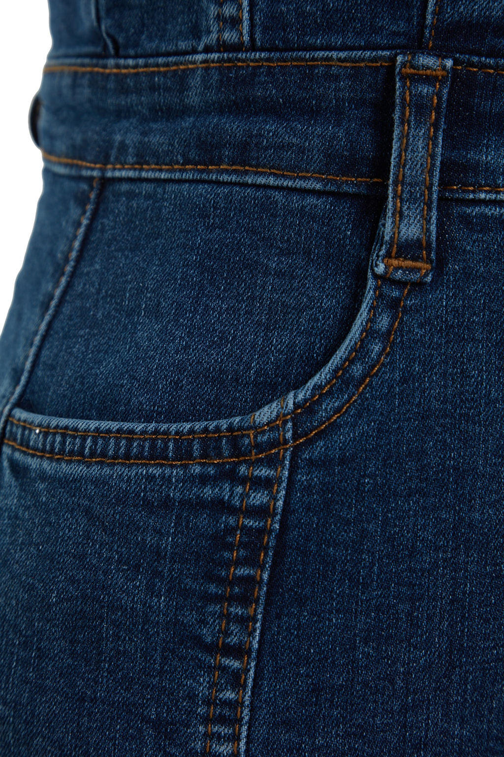 TRENDYOLMILLA Limited Edition Mavi Dugme Detayl? Straplez Mini Denim Elbise TWOSS23EL01731  фото 8