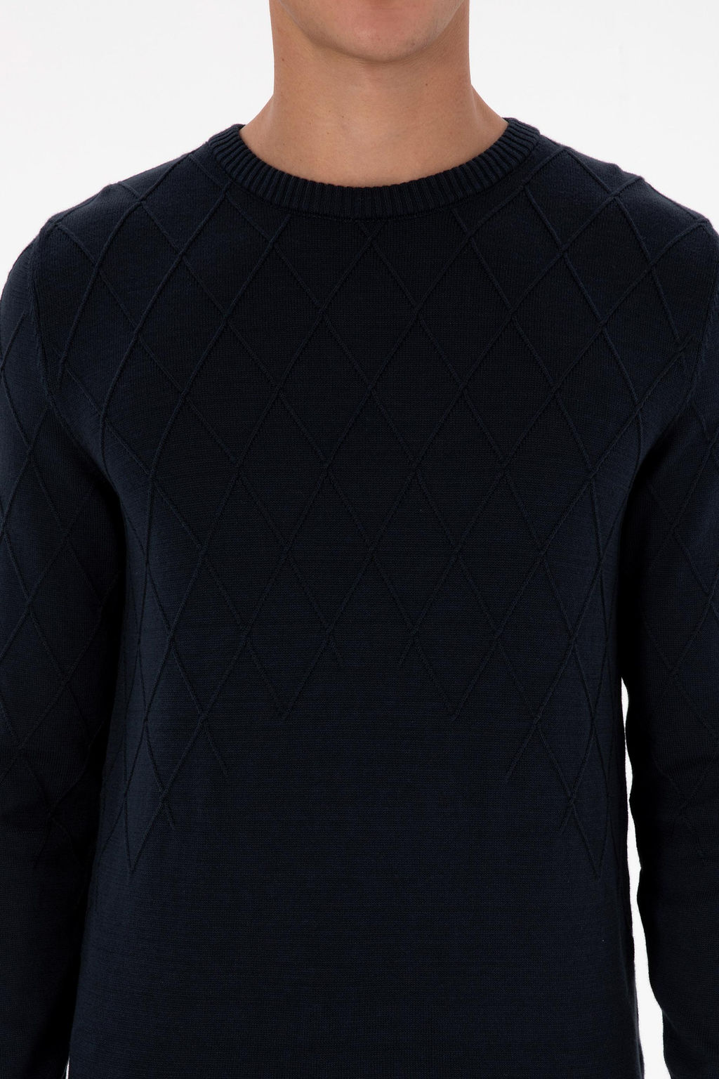 Erkek A__k Lacivert Kazak Sepette S_rpriz _ndirim - U.s. polo assn фото 6