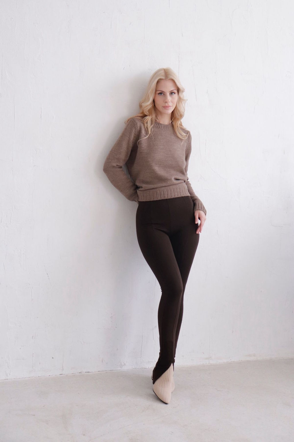 11174 Леггинсы тёмно-коричневые - Martichelli фото 10