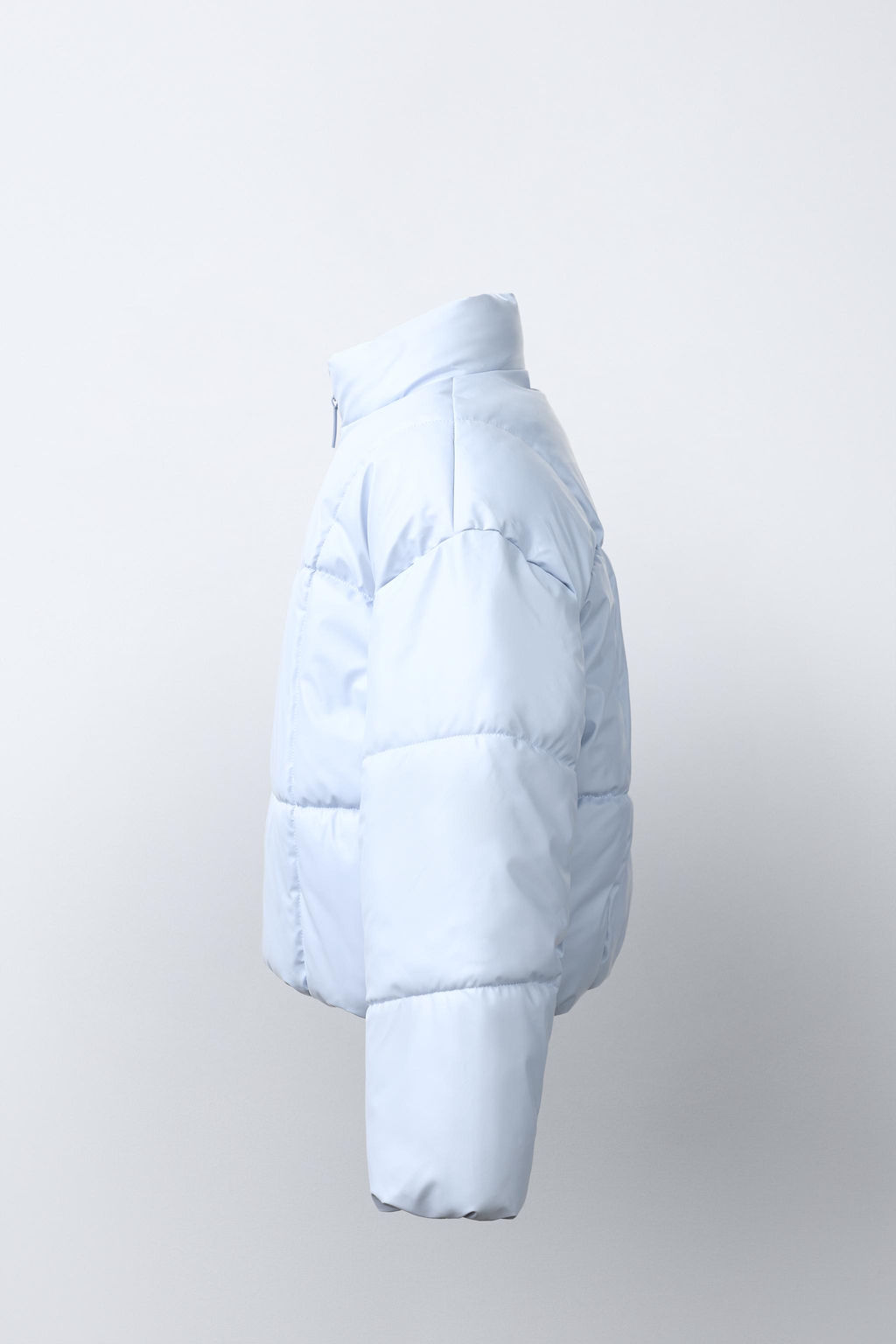 CAZADORA ACOLCHADA BRILLO WATER REPELLENT / Azul pastel - Zara фото 3
