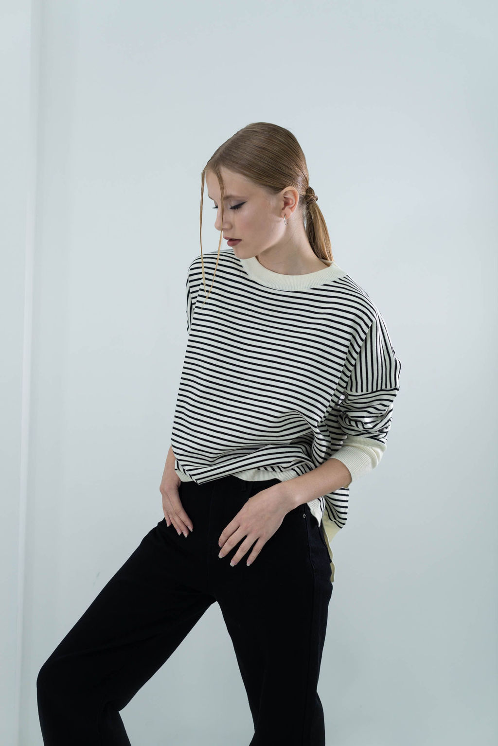 Джинсы Леван (черный) - Nadi bordo фото 2