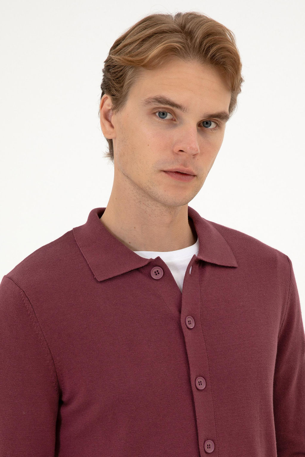 Erkek Bordo Basic Triko H_rka - U.s. polo assn фото 9