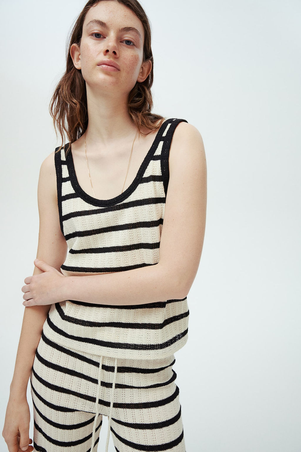 Top de tirantes en punto con textura - H&m фото 2
