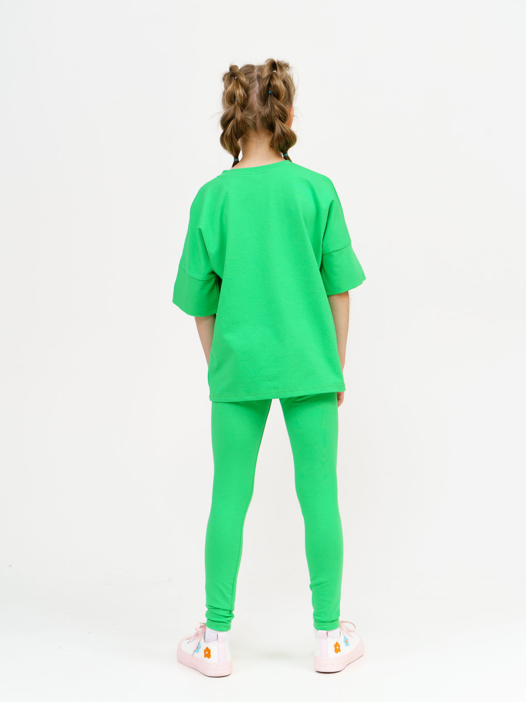 949Д Костюм с леггинсами "Зеленый"