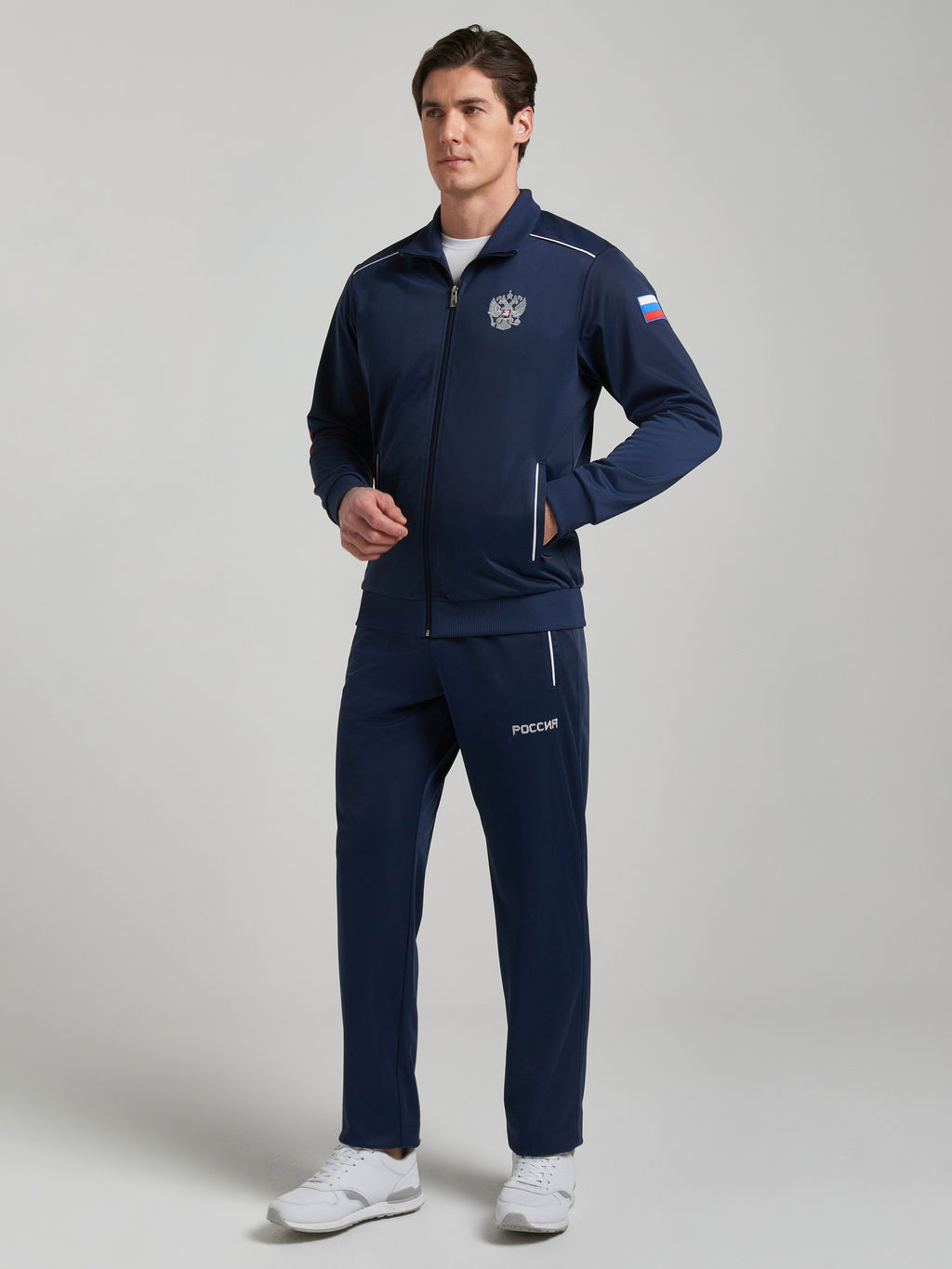 Спортивный костюм мужской RUSSIA 10M-RT-1737 - Rusteam фото 2