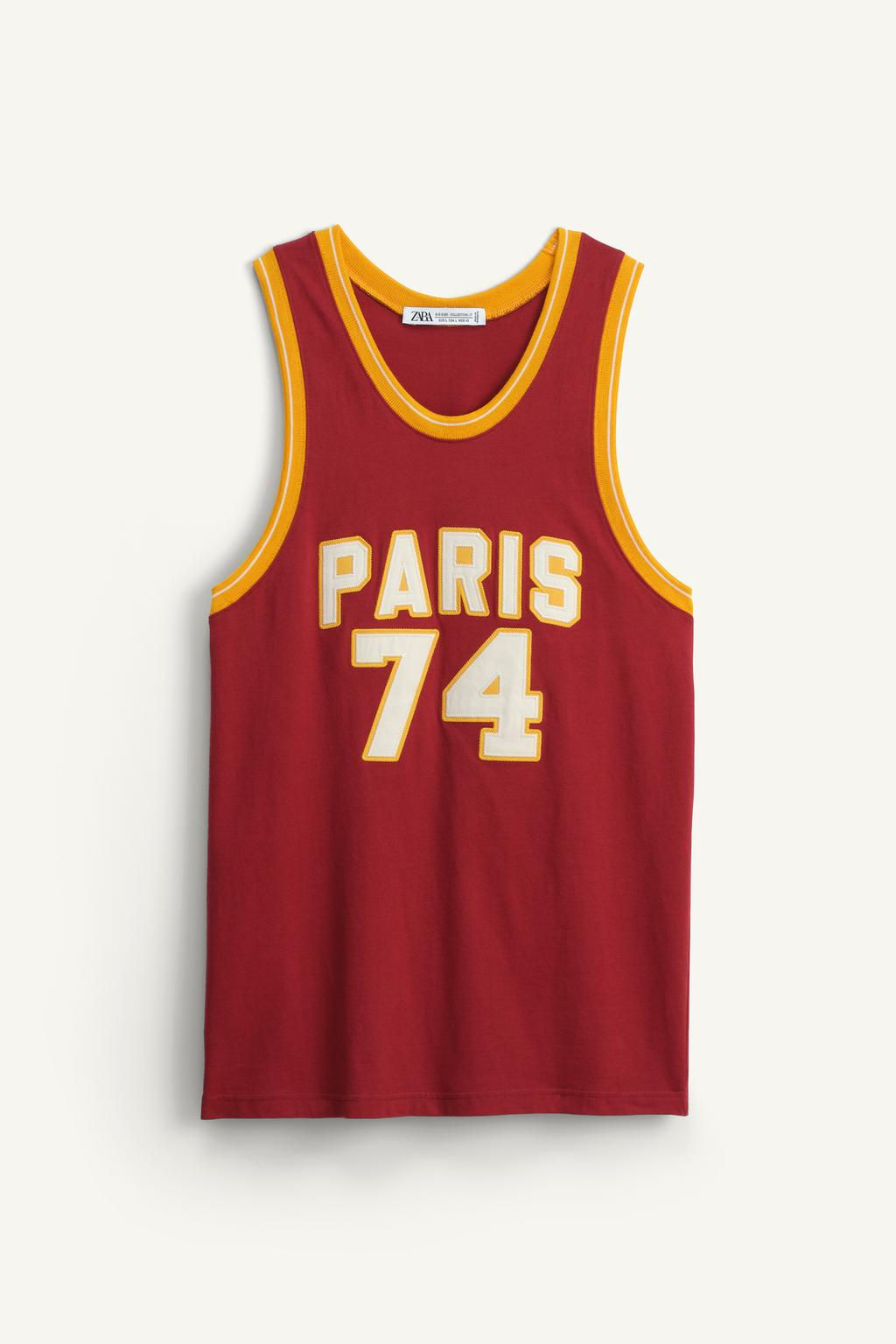 LIMITED EDITION NUMBER TANK TOP - Zara фото 4