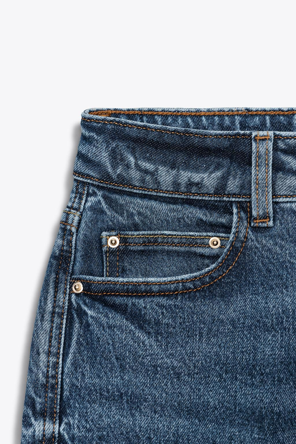 Z.01 MOM FIT COMFORT HIGH-WAIST JEANS - Zara фото 3