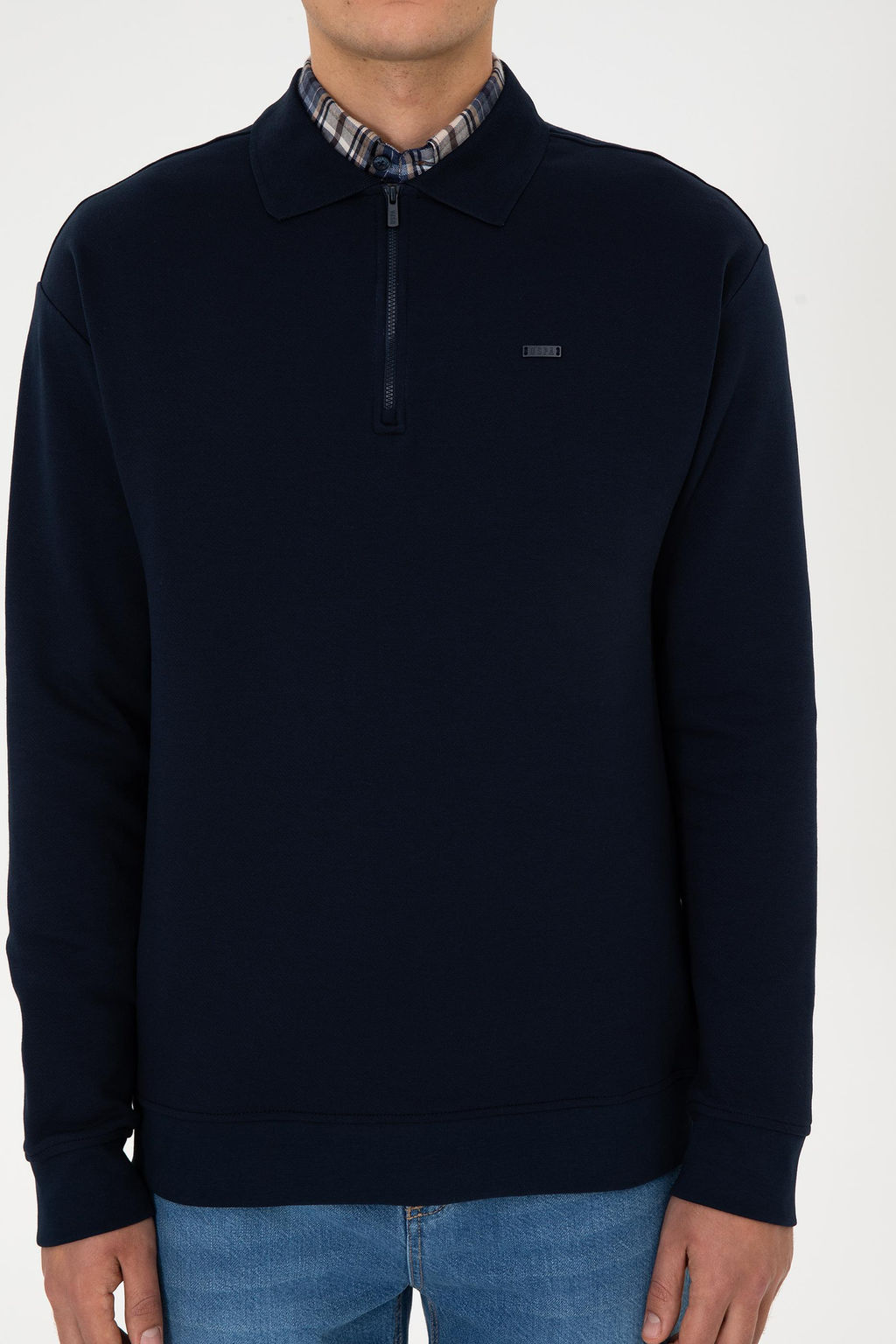 Erkek Lacivert Sweatshirt