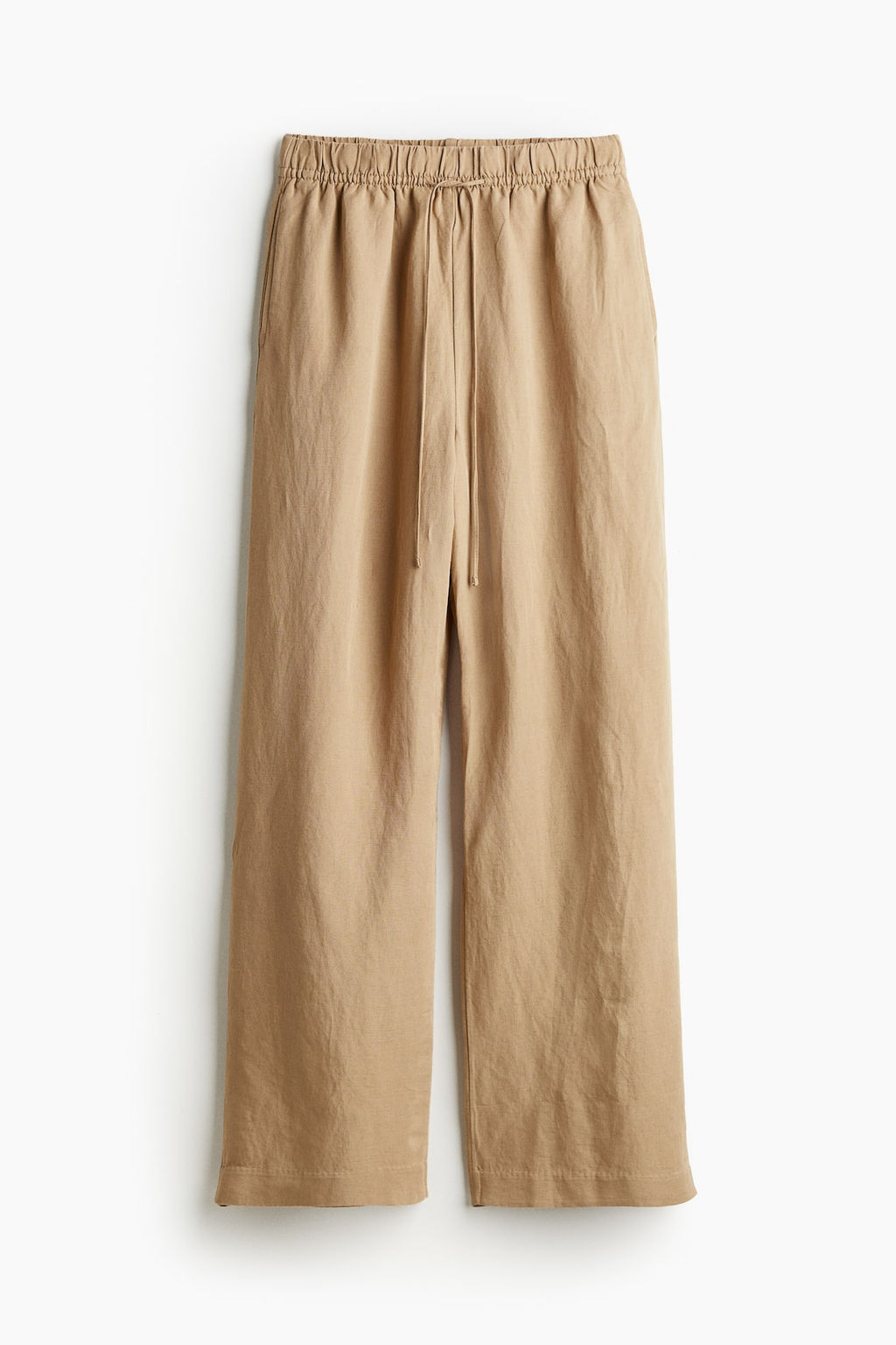 Pantalon sin cierre en mezcla de lino - H&m фото 4