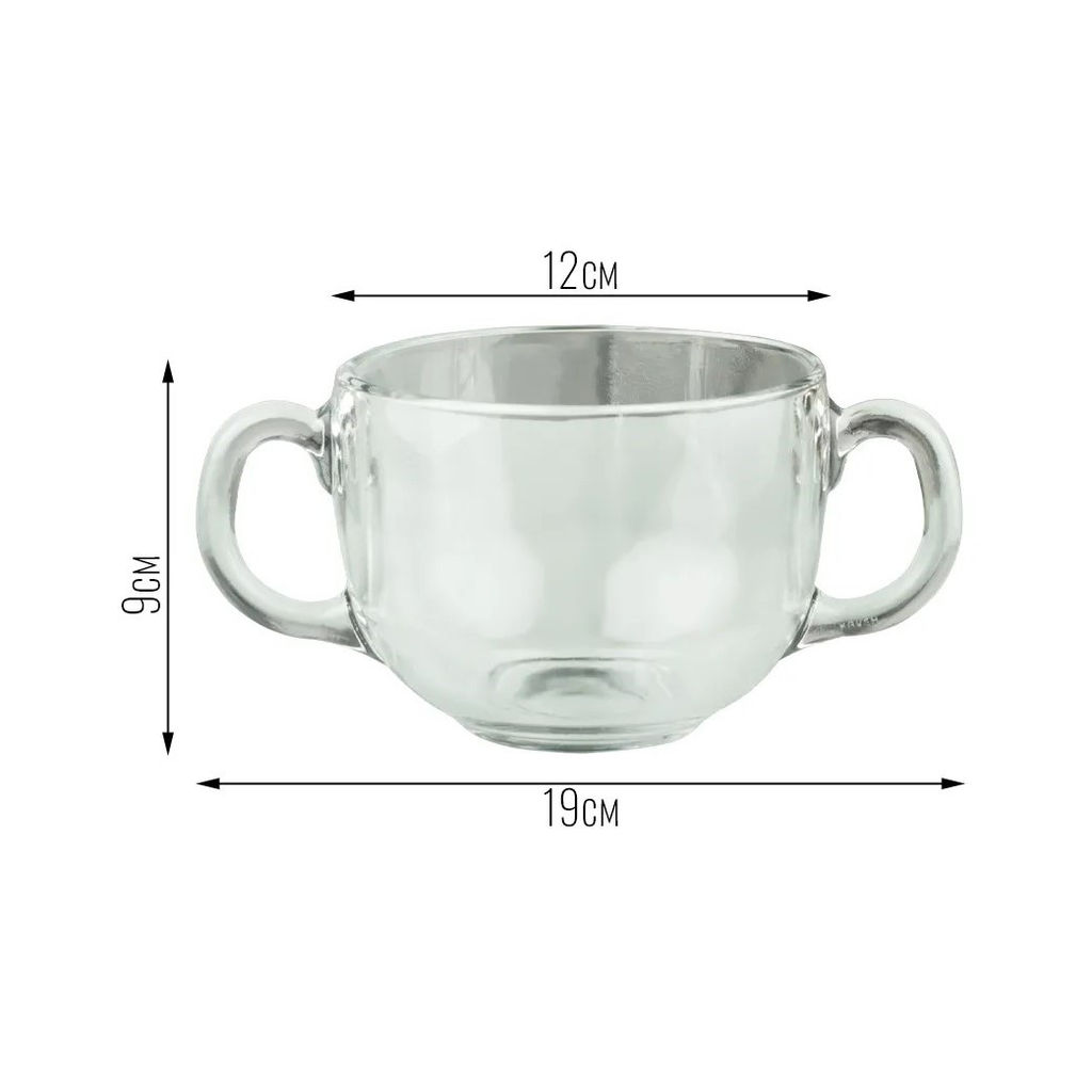 1267-SP1267GCL Бульонница URANUS емк.650 мл (х18)