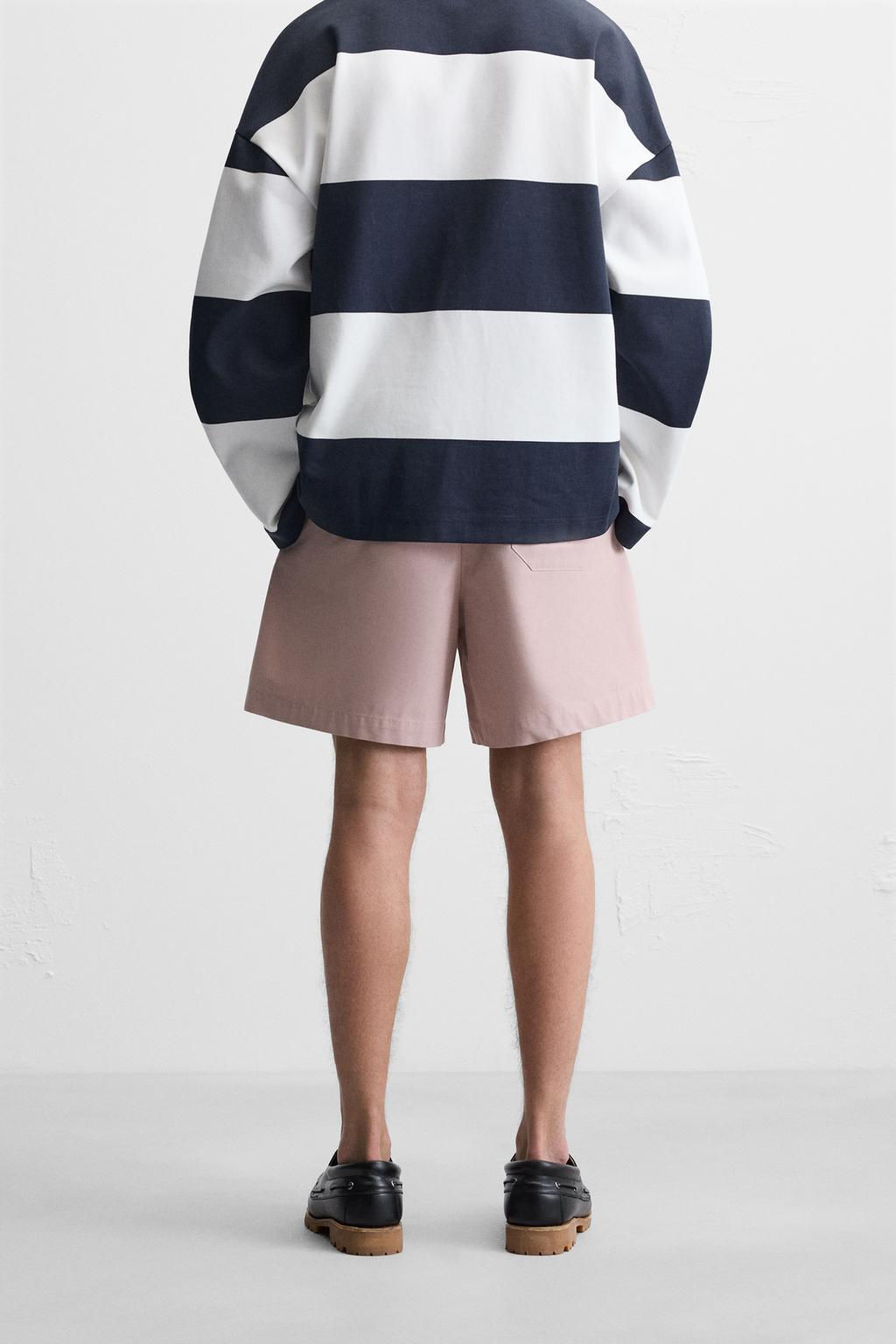 RELAXED FIT BERMUDA SHORTS - Zara фото 13