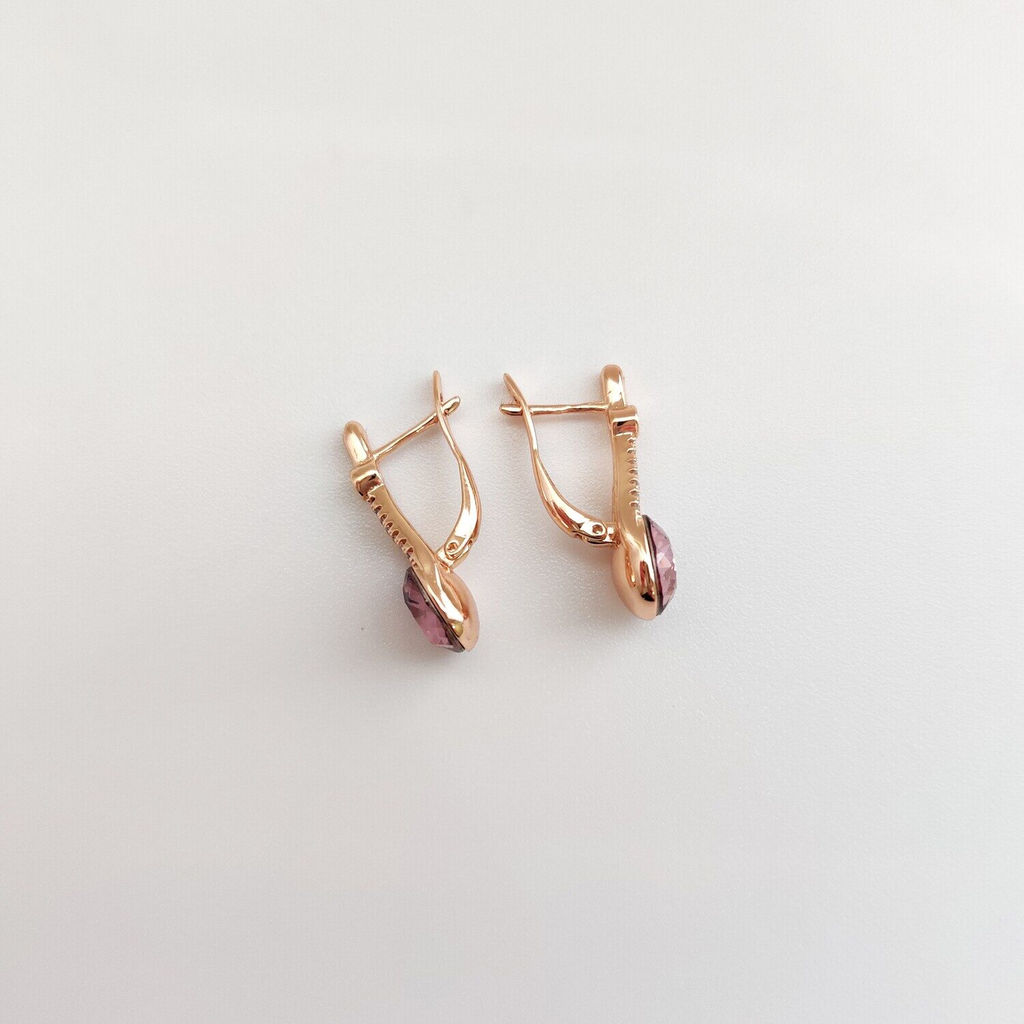 Серьги с кристаллами Swarovski