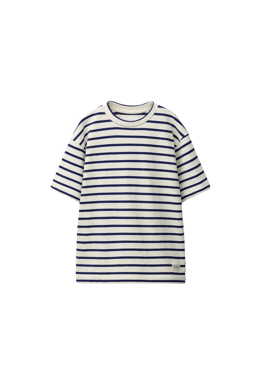 CONJUNTO CAMISETA Y BERMUDA TEXTURA RAYAS / Crudo / Marino - Zara фото 3
