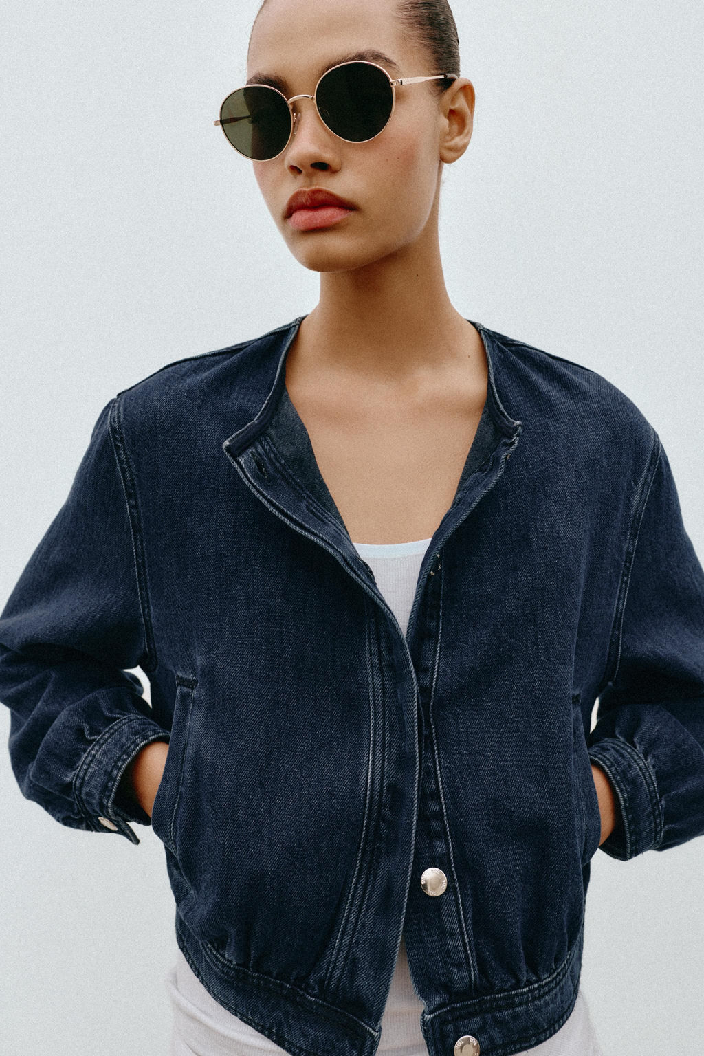CHAQUETA BOMBER Z1975 DENIM / Azul - Zara фото 4