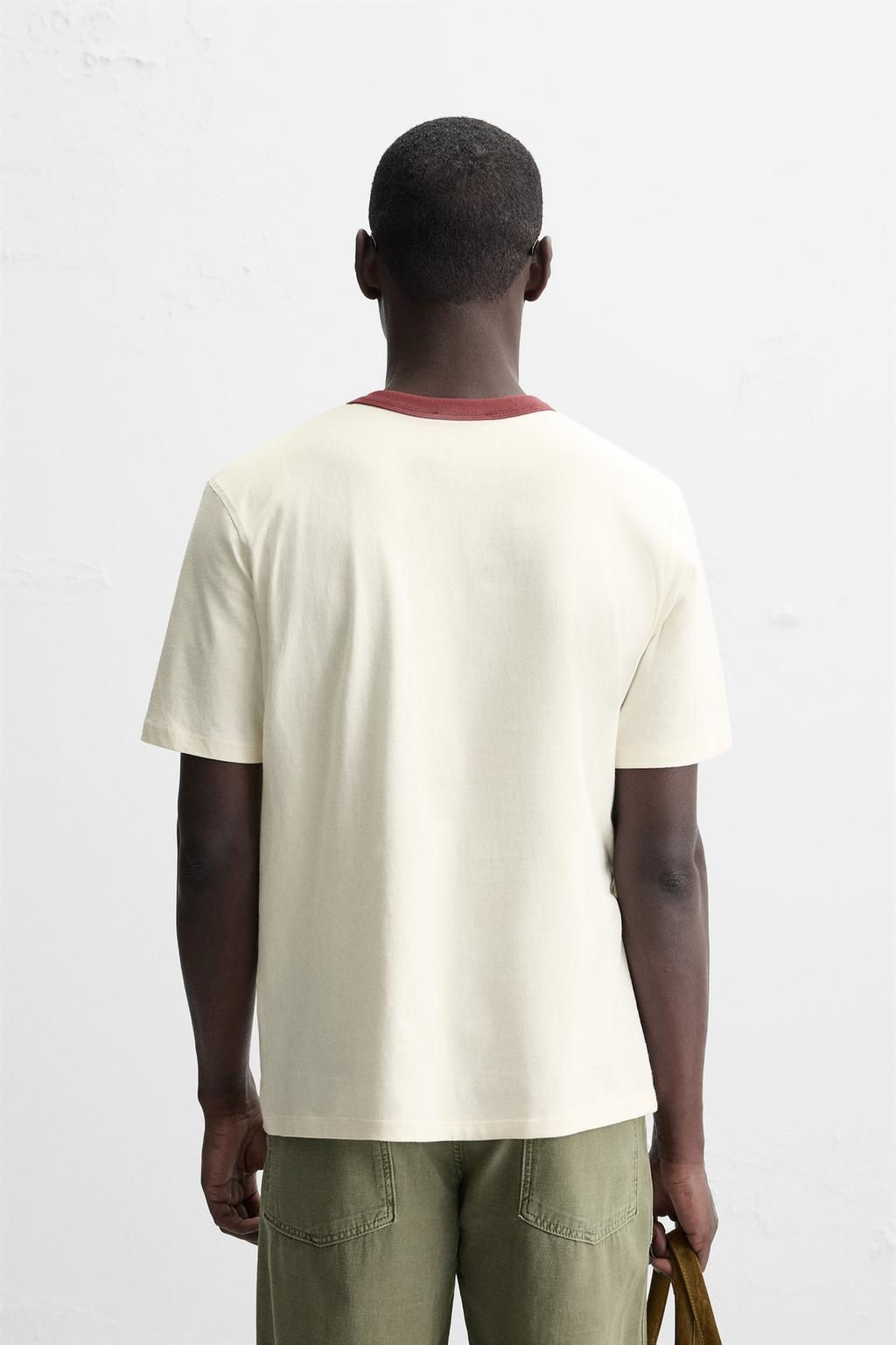 VINTAGE-EFFECT PRINTED T-SHIRT - Zara фото 3