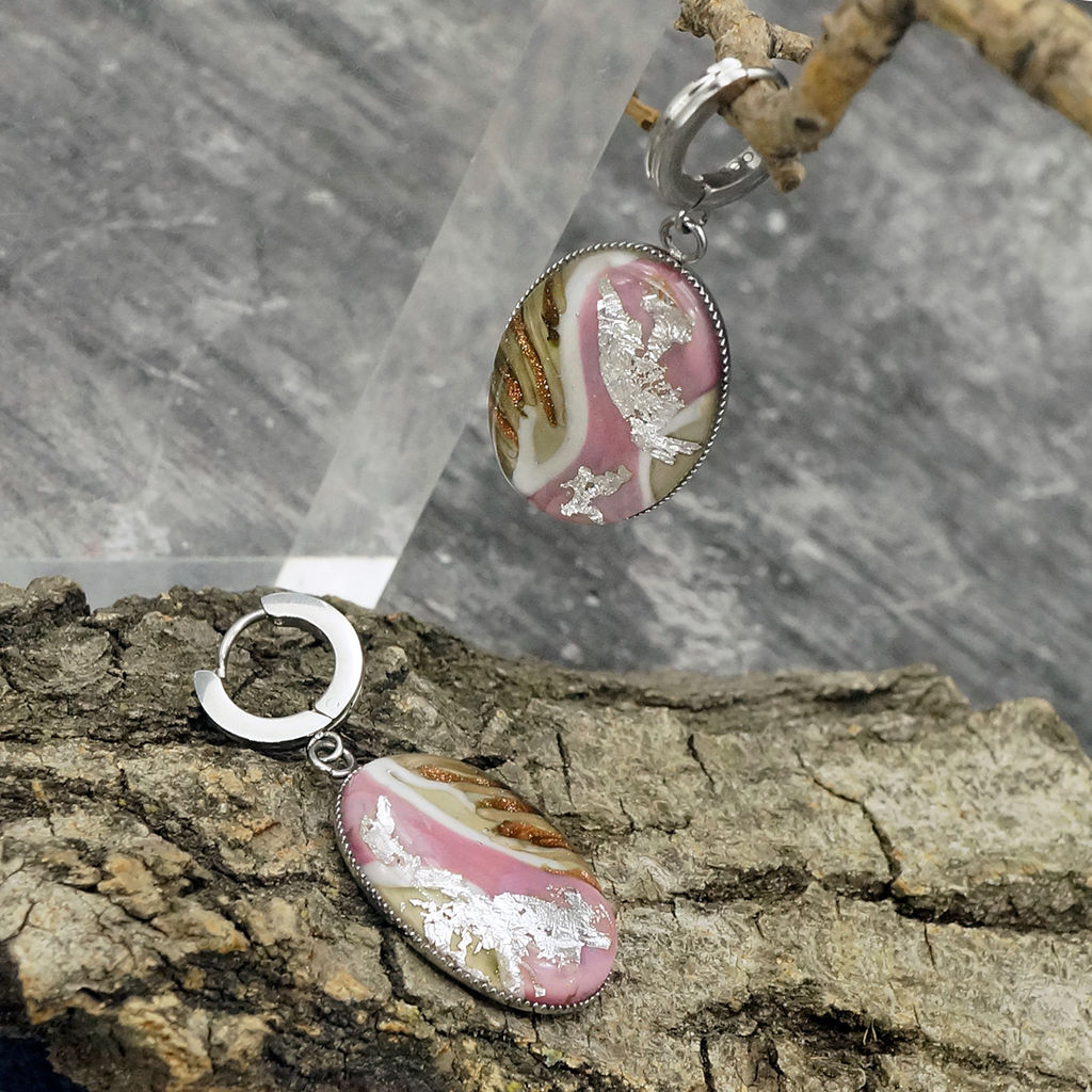 Серьги из муранского стекла