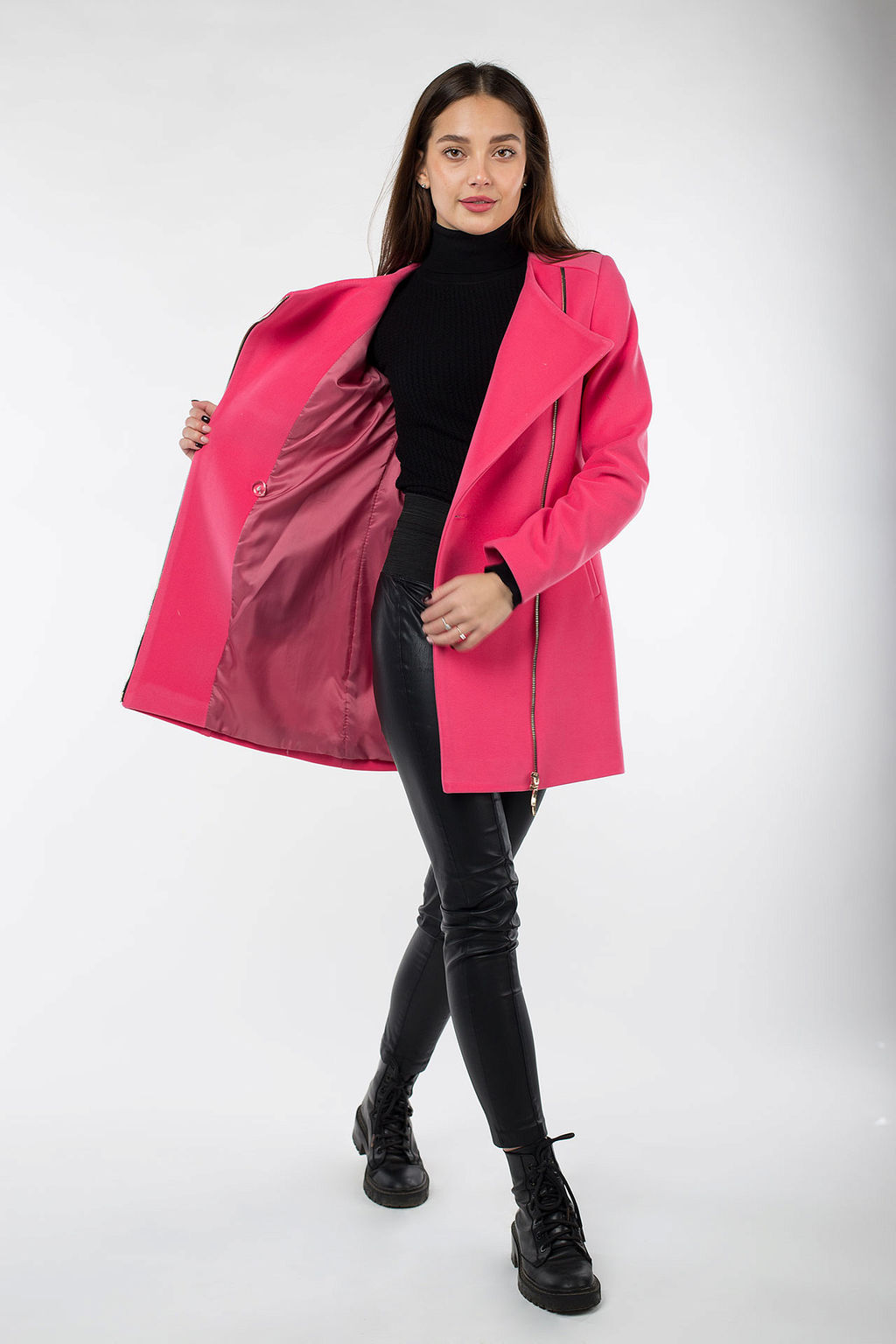 Пальто женское демисезонное - El podio фото 2