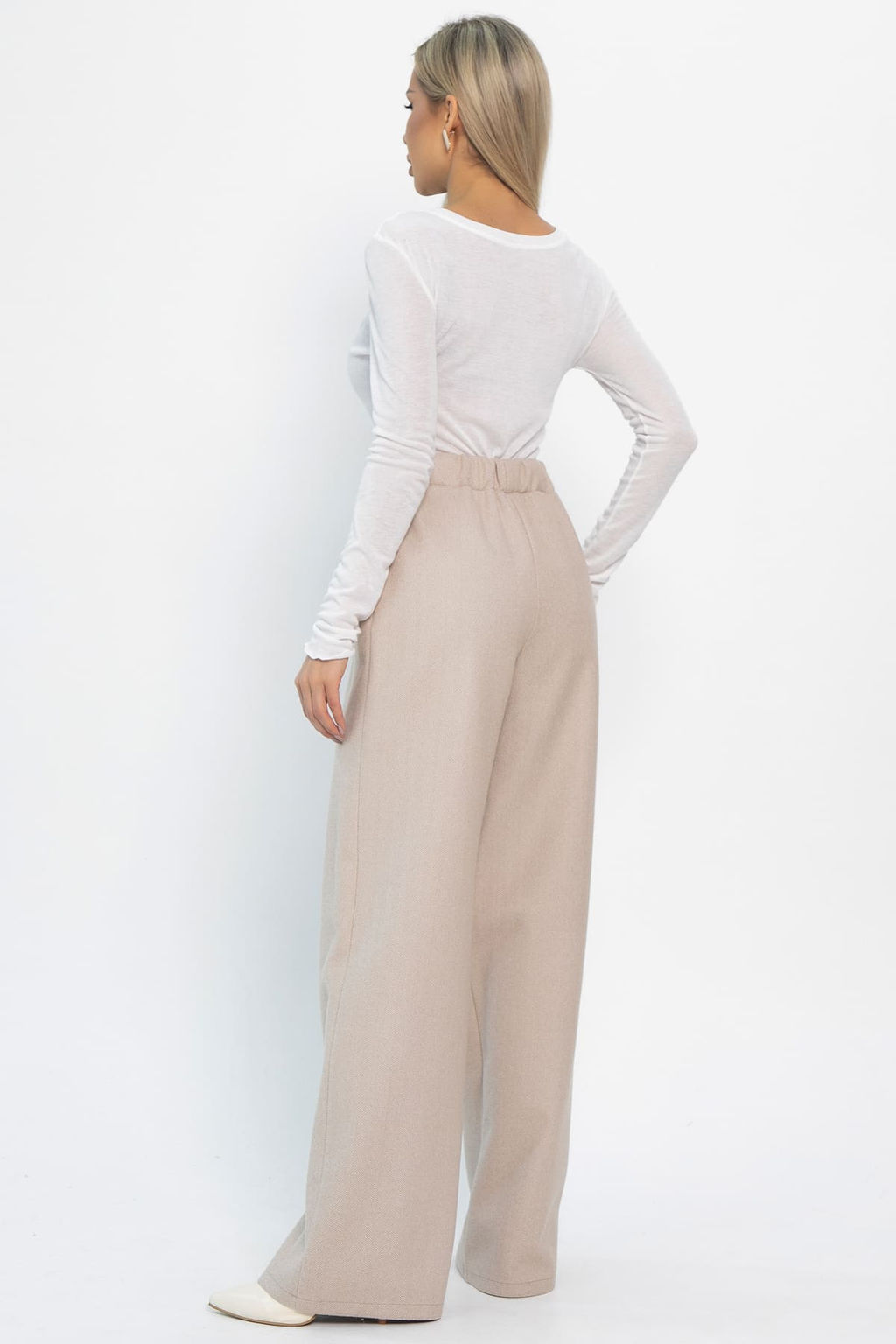 Брюки Остатки тепла (бежевые) Б14903-7М