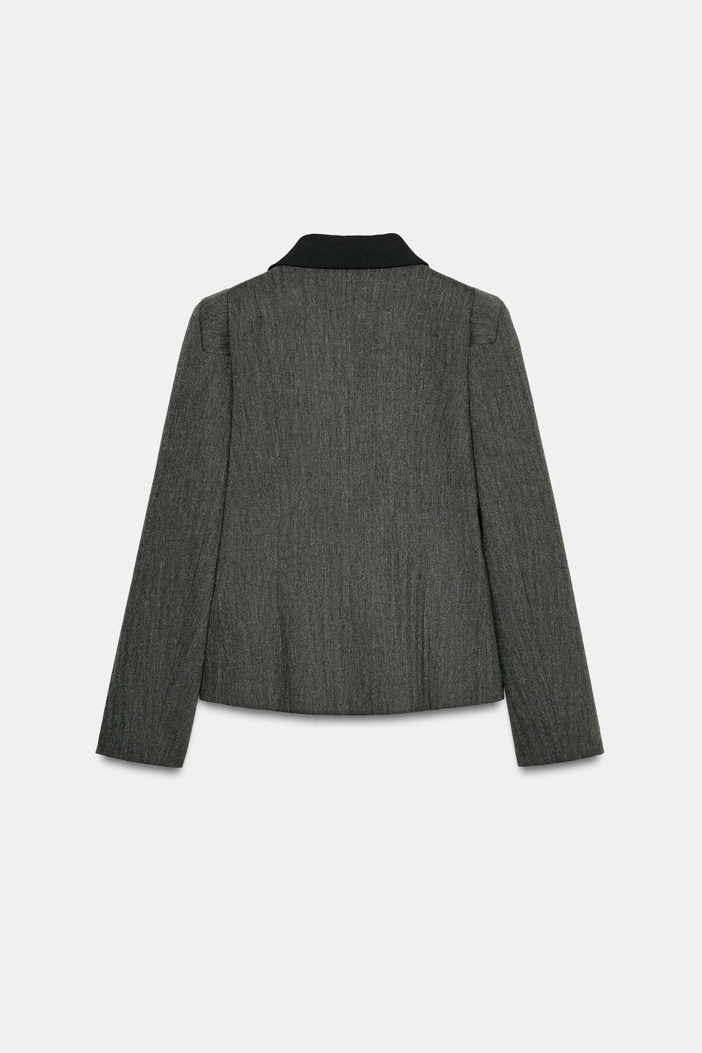 ZW COLLECTION COMBINED HERRINGBONE BLAZER - Zara фото 6