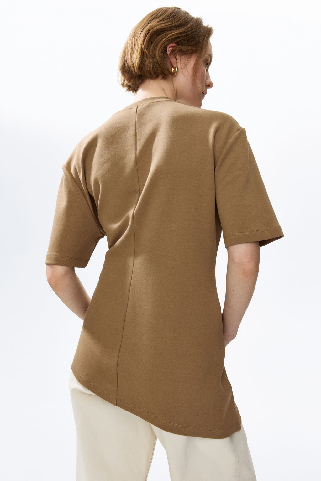Top asim?trico con detalle drapeado - H&m фото 9