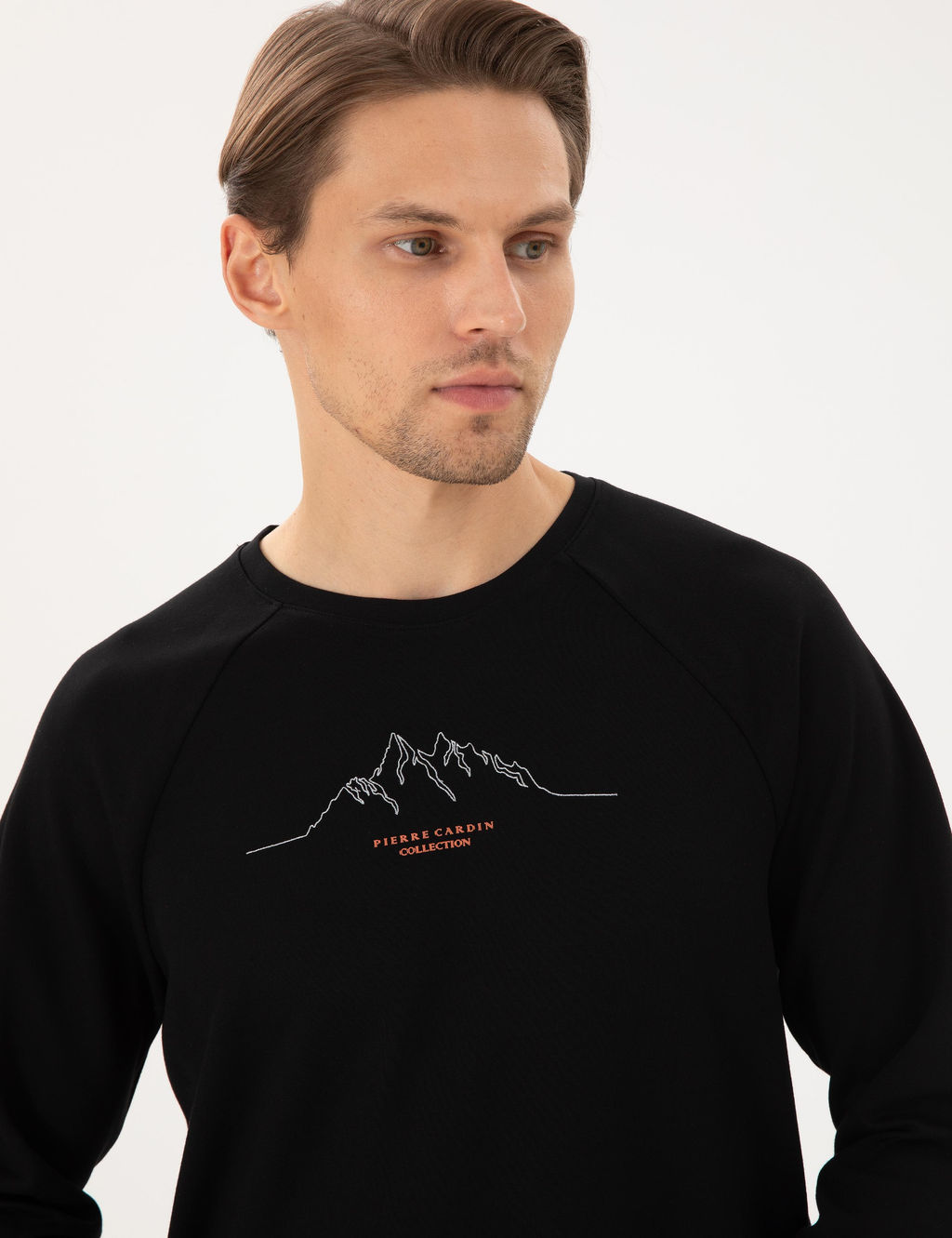 Siyah Regular Fit Sweatshirt - Pierre cardin фото 2