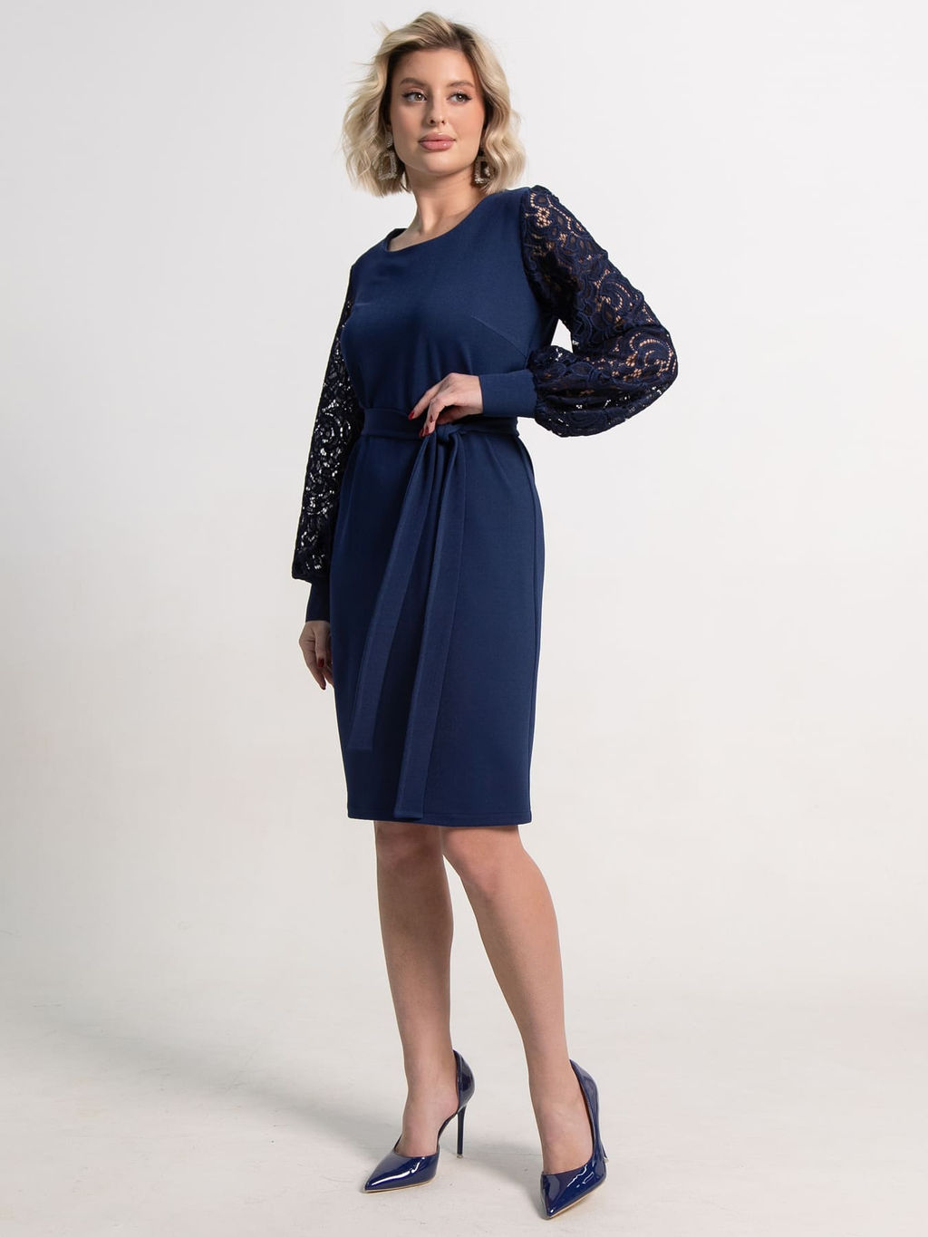 Платье Шарли (темно-синее) П15251-18М - Lt collection фото 5