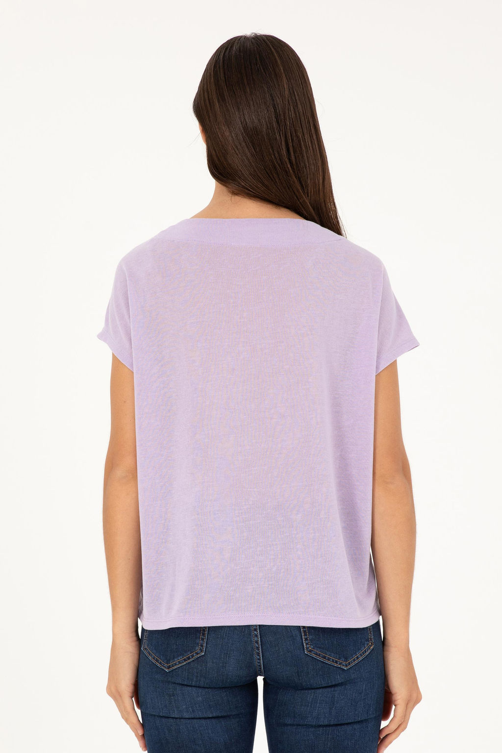 U. S. Polo Assn / Женская сиреневая футболка - U.s. polo assn фото 12
