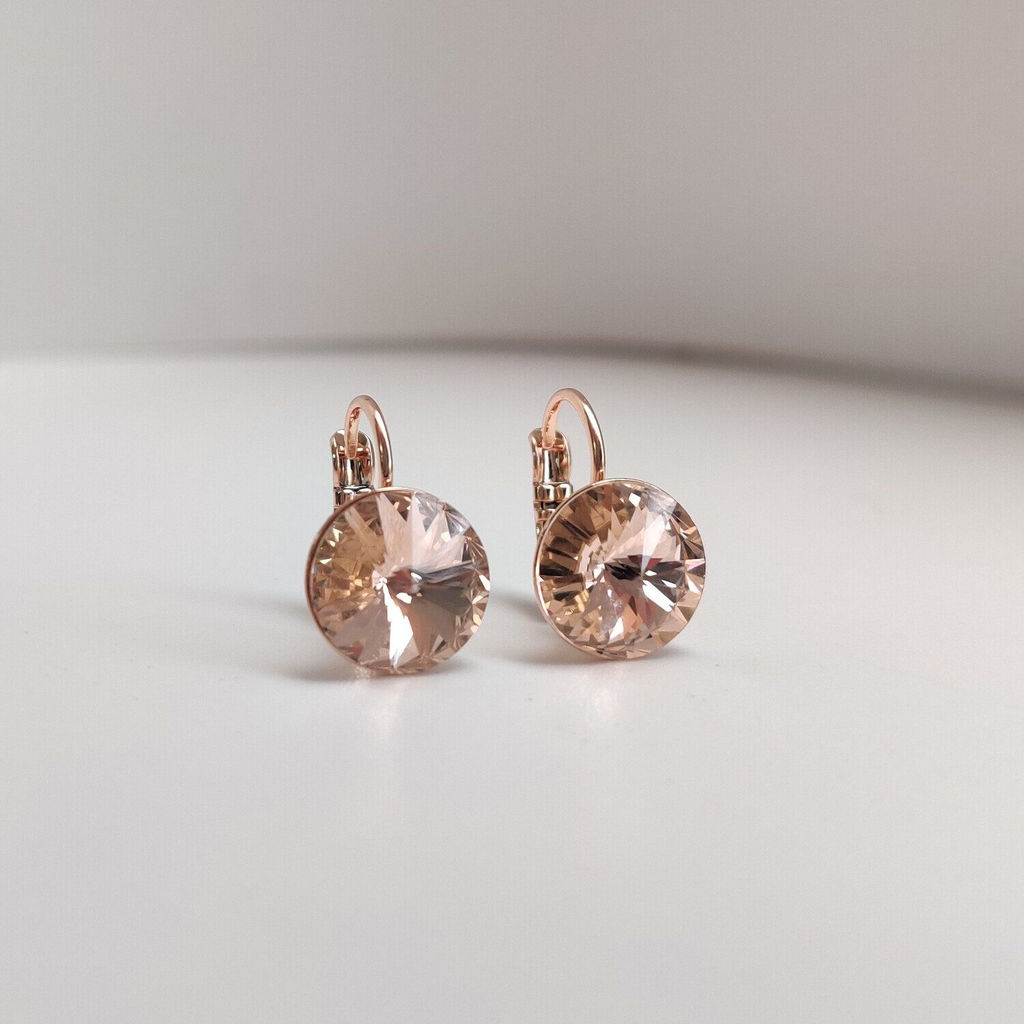 Серьги кристаллами Swarovski