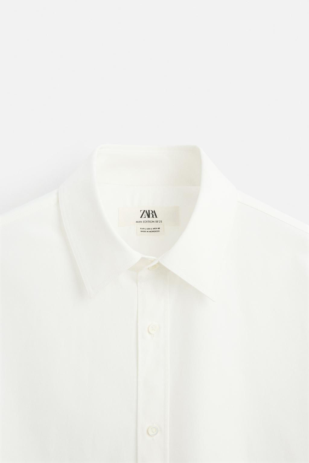 LIMITED EDITION POPLIN SHIRT - Zara фото 12