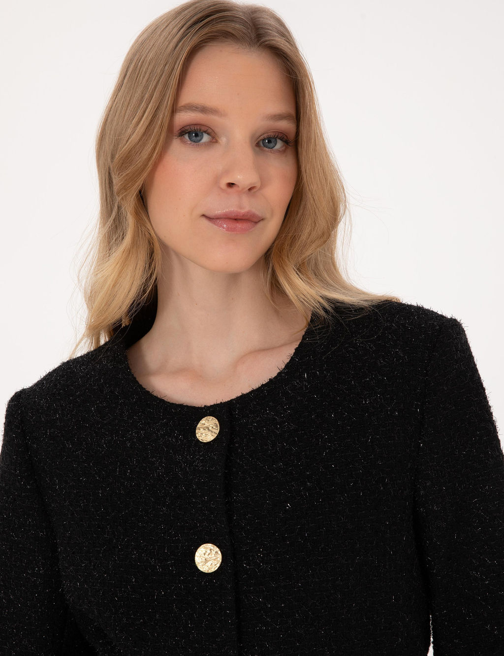 Siyah Crop Top T_vit Ceket - Pierre cardin фото 2