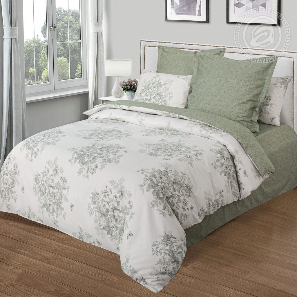 Постельное белье Кэрри (сатин Престиж) 1,5 сп./Пододеяльник (молния): 1 шт. - 215*145; Простыня: 1 шт. - 220*200; Наволочка (клапан, ушки): 2 шт. - 70*70 Престиж - Артпостель фото 2