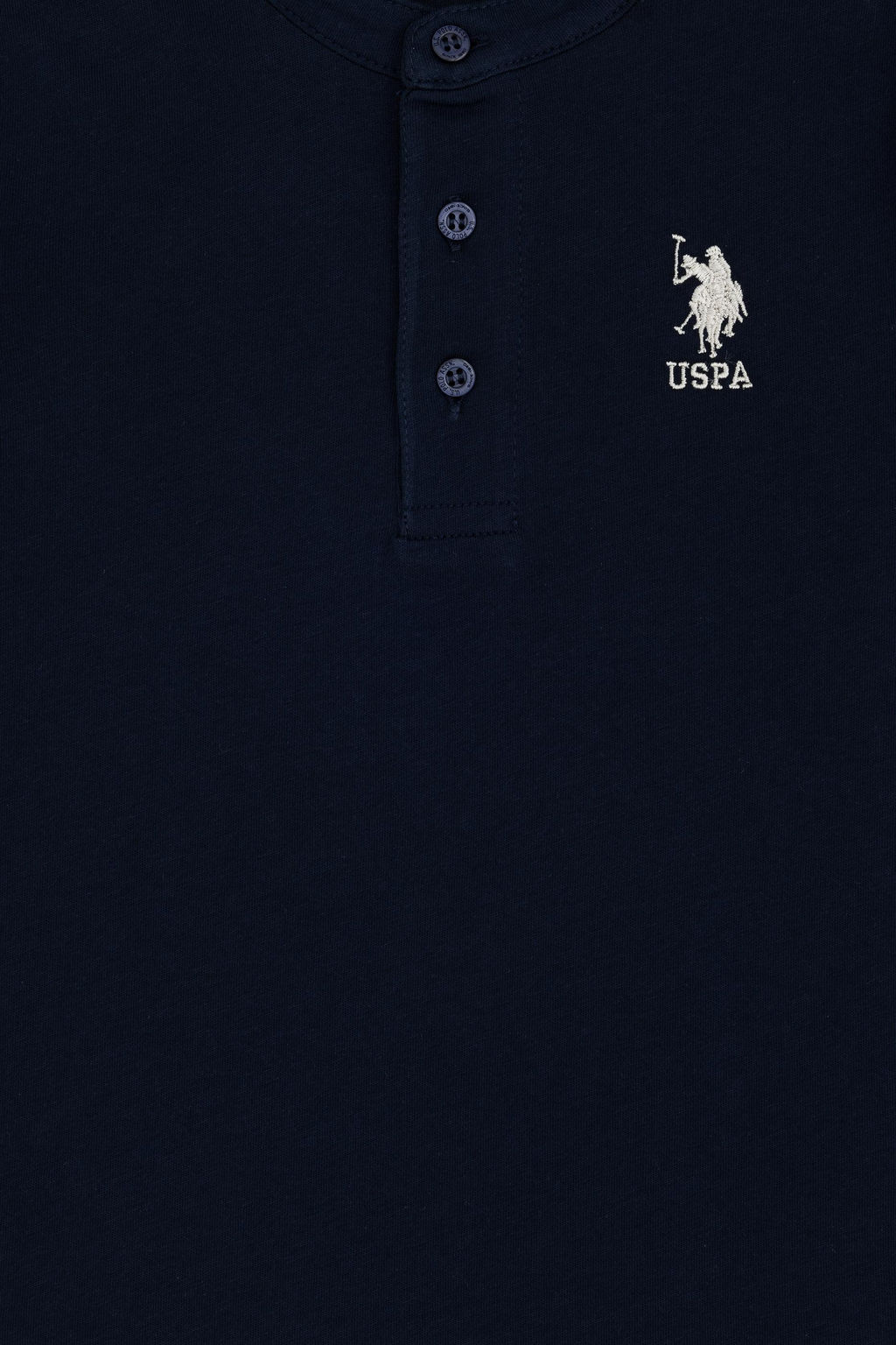 Футболка U.S. Polo Assn для мальчика хлопок темно-синий  фото 3