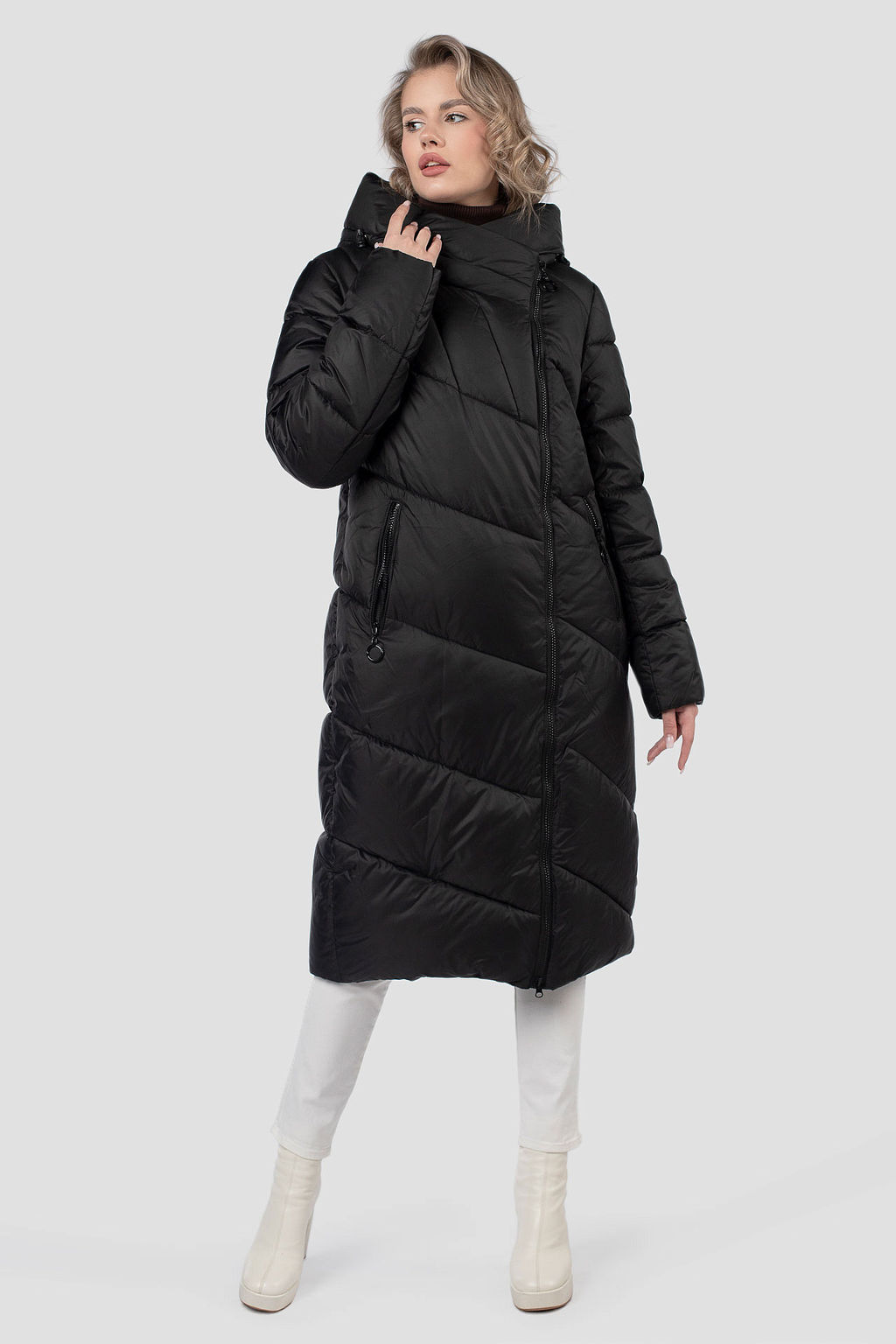 05-2202 Куртка женская зимняя (Холлофайбер 300)