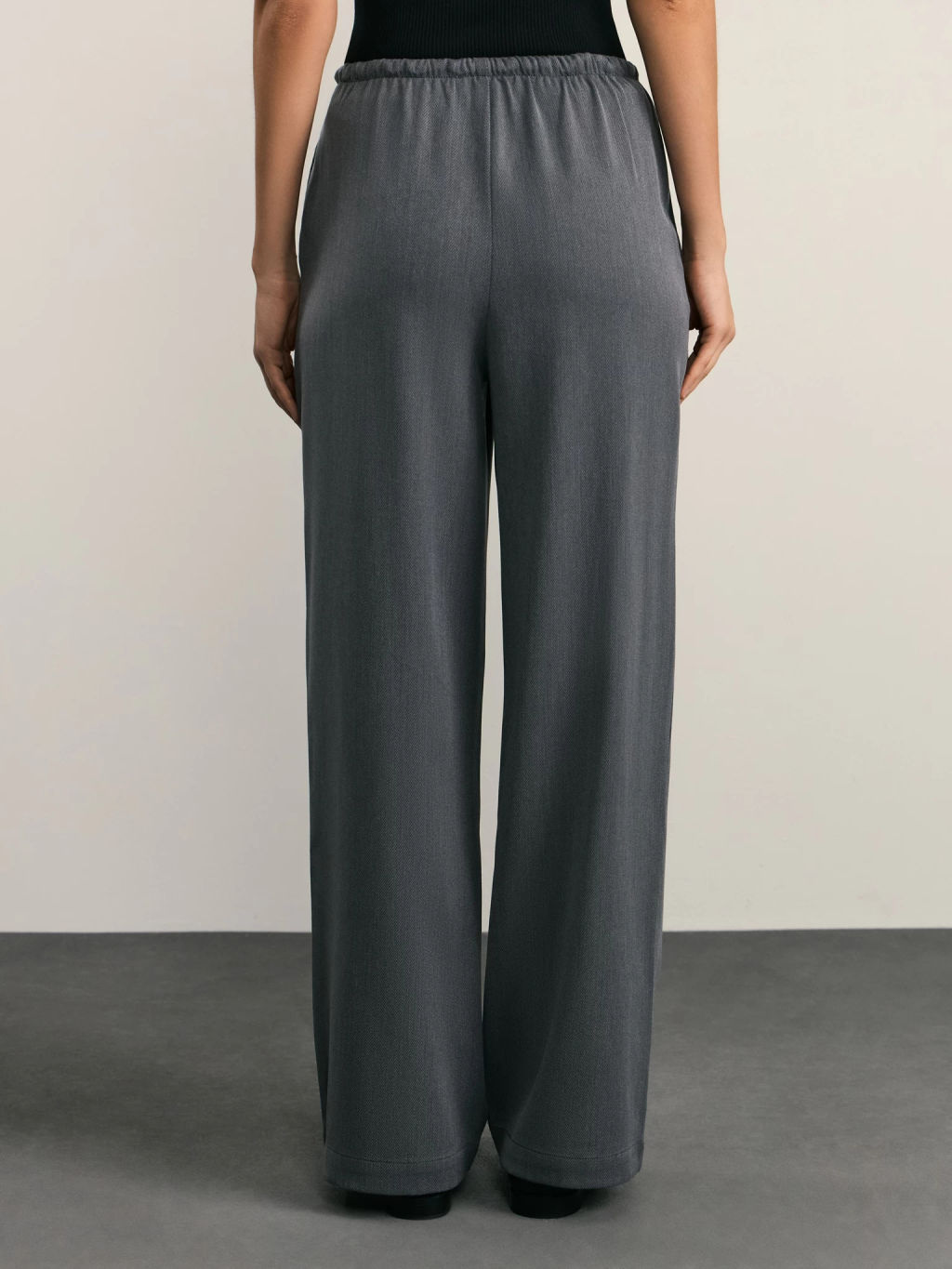 Брюки прямого кроя на кулиске / Zarina  фото 4