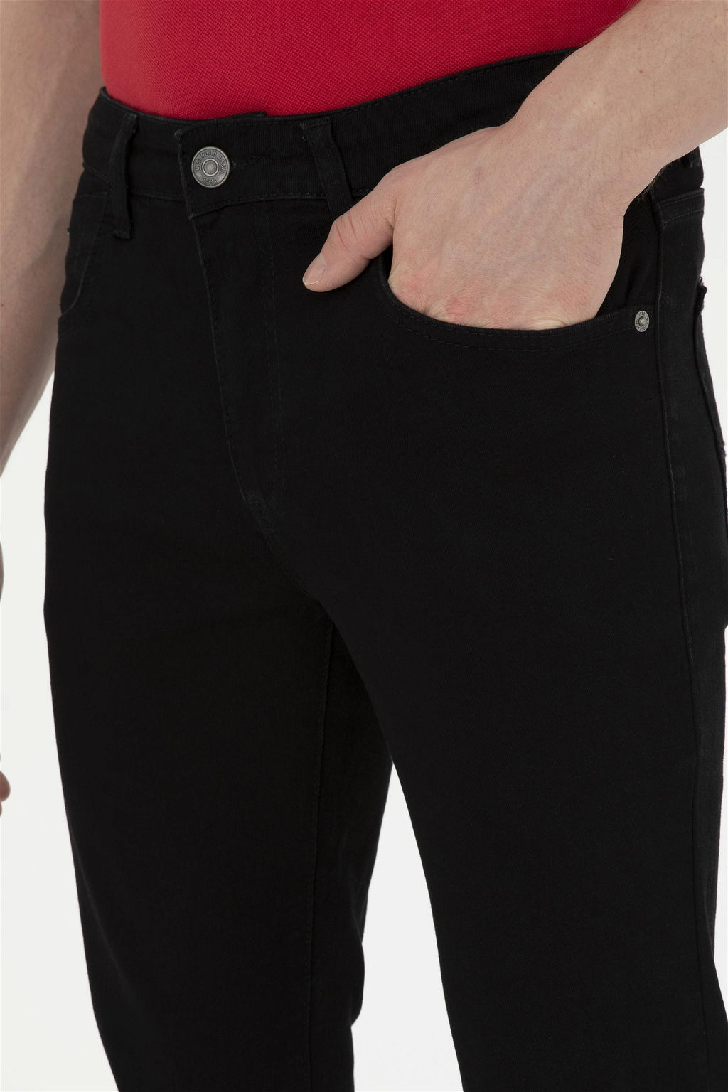 U. S. Polo Assn / Мужские черные джинсовые брюки - U.s. polo assn фото 6