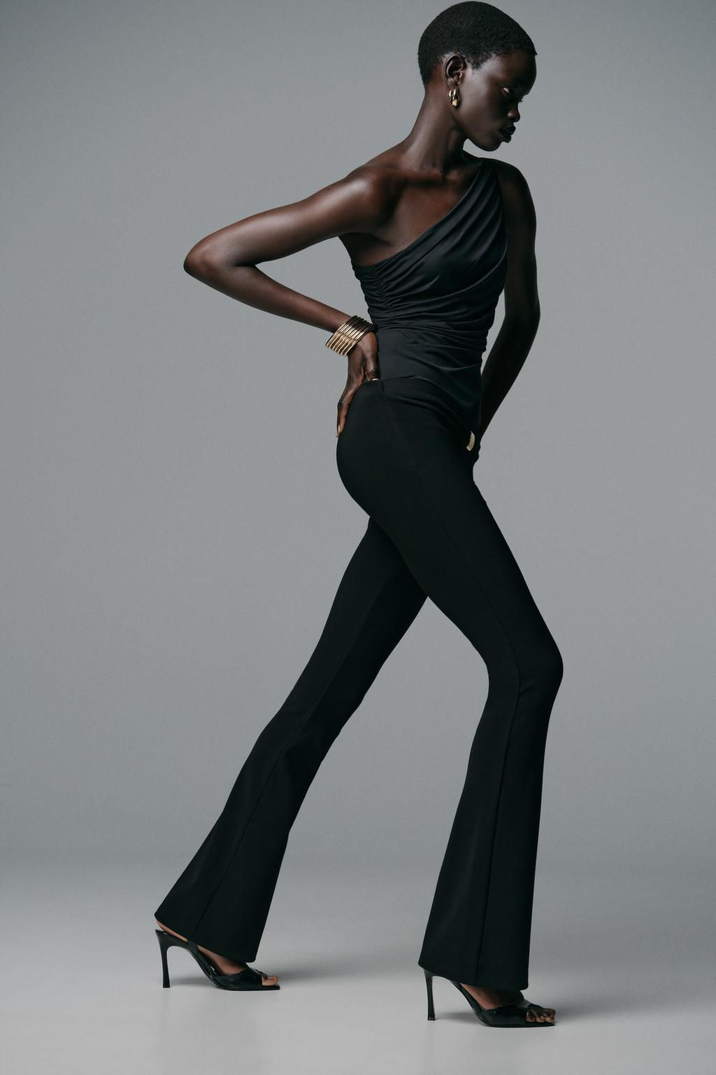 LEGGINGS WITH METAL APPLIQUE - Zara фото 5