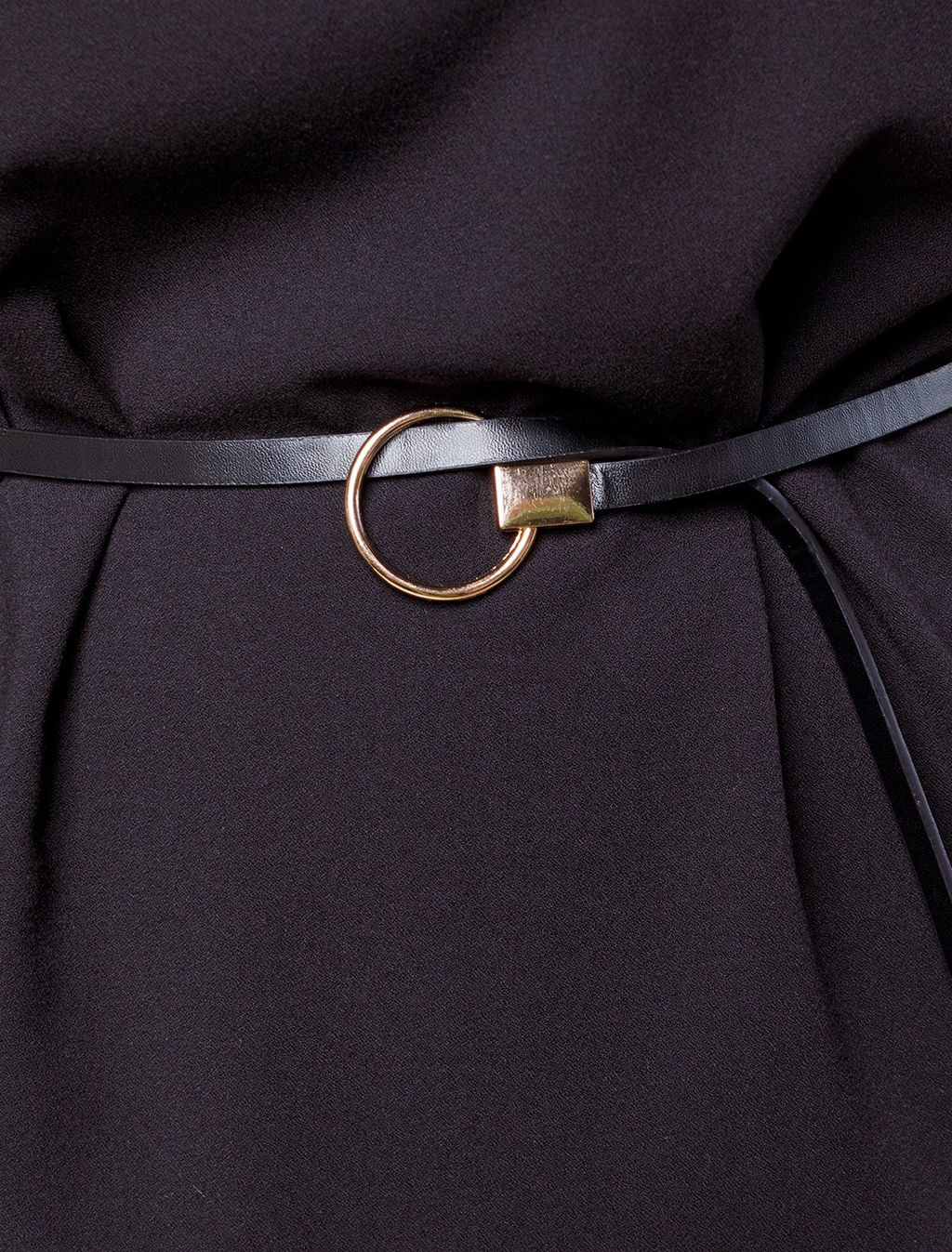 Платье Vilatte из крепа черное  фото 4