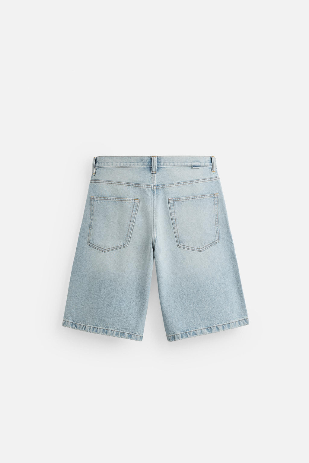 BAGGY FIT DENIM BERMUDA SHORTS - Zara фото 7