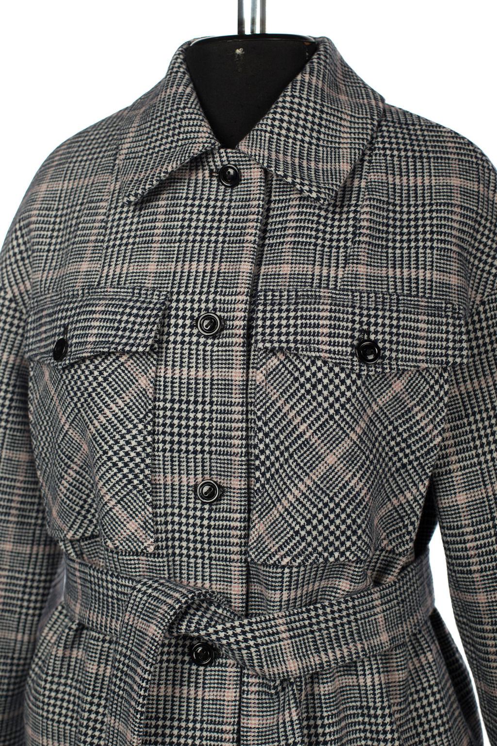 Пальто женское демисезонное (пояс) - El podio фото 8